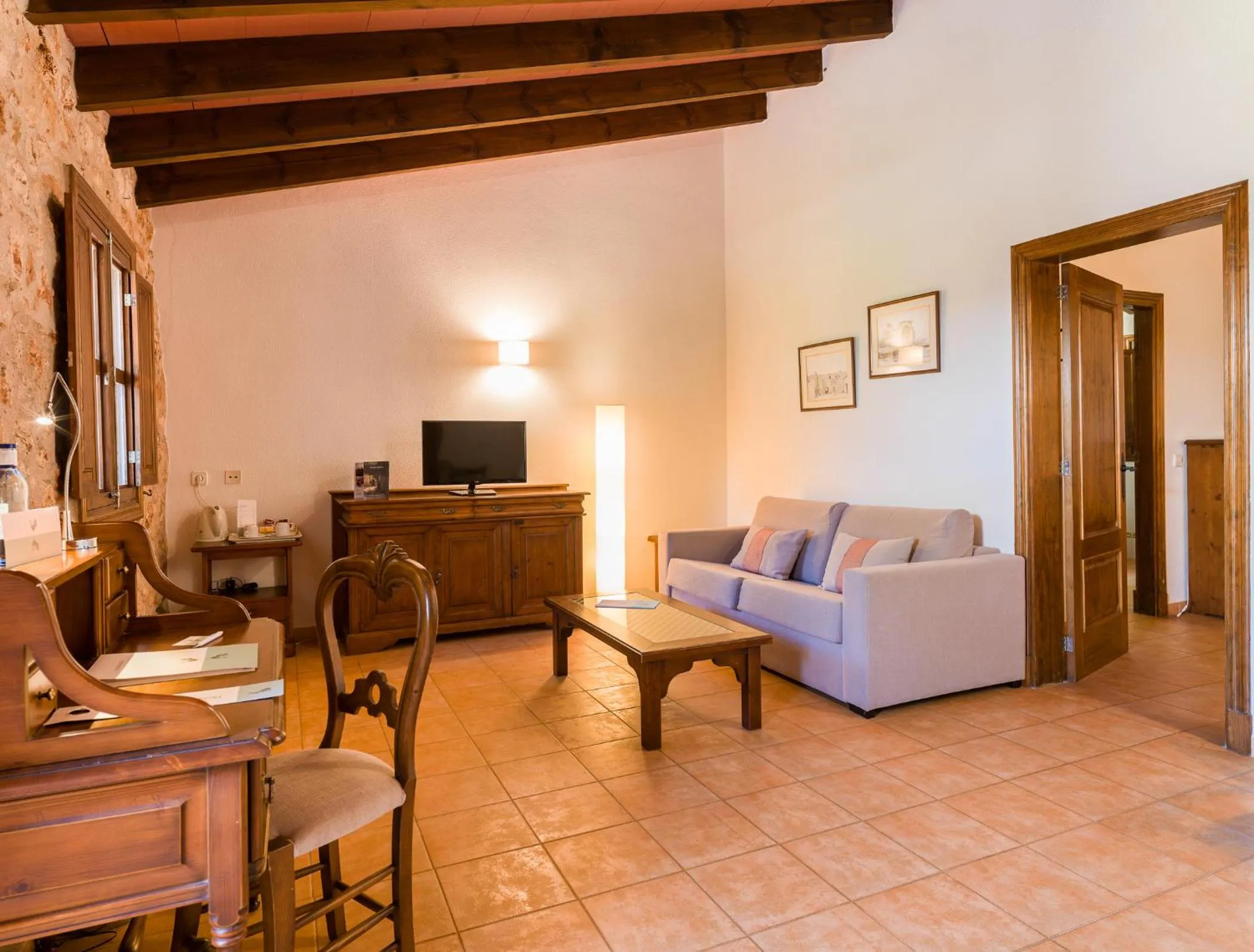 Living room in Sa Bassa Rotja Ecoturisme