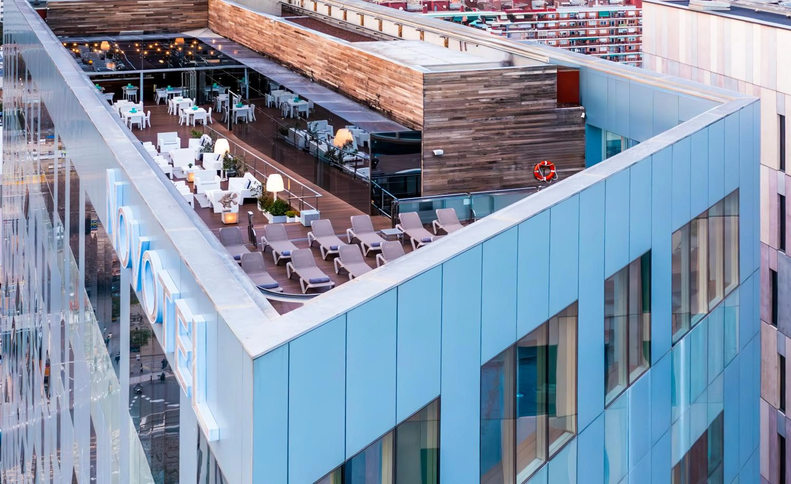 View (from property/room) in Novotel Barcelona City