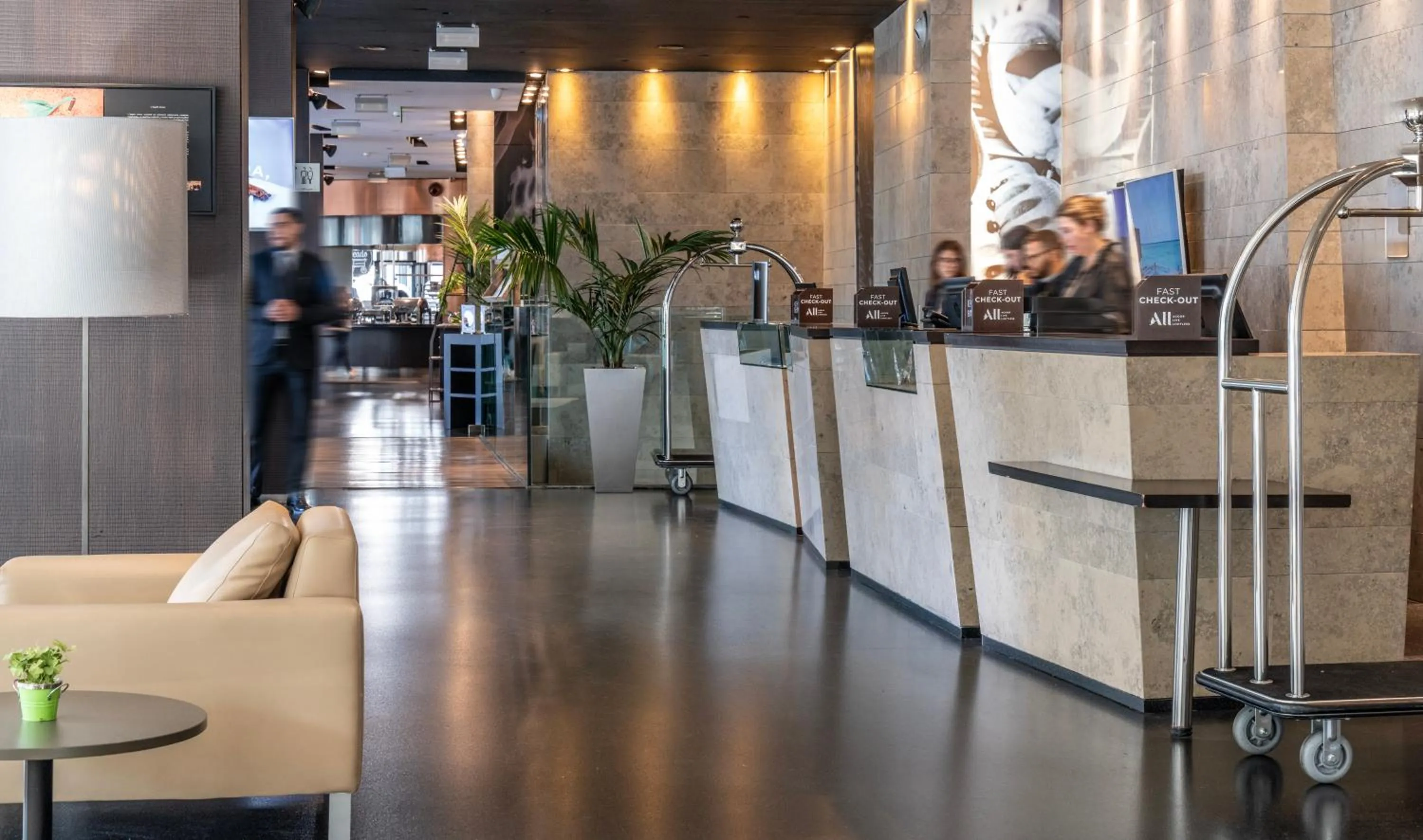 People in Novotel Barcelona City