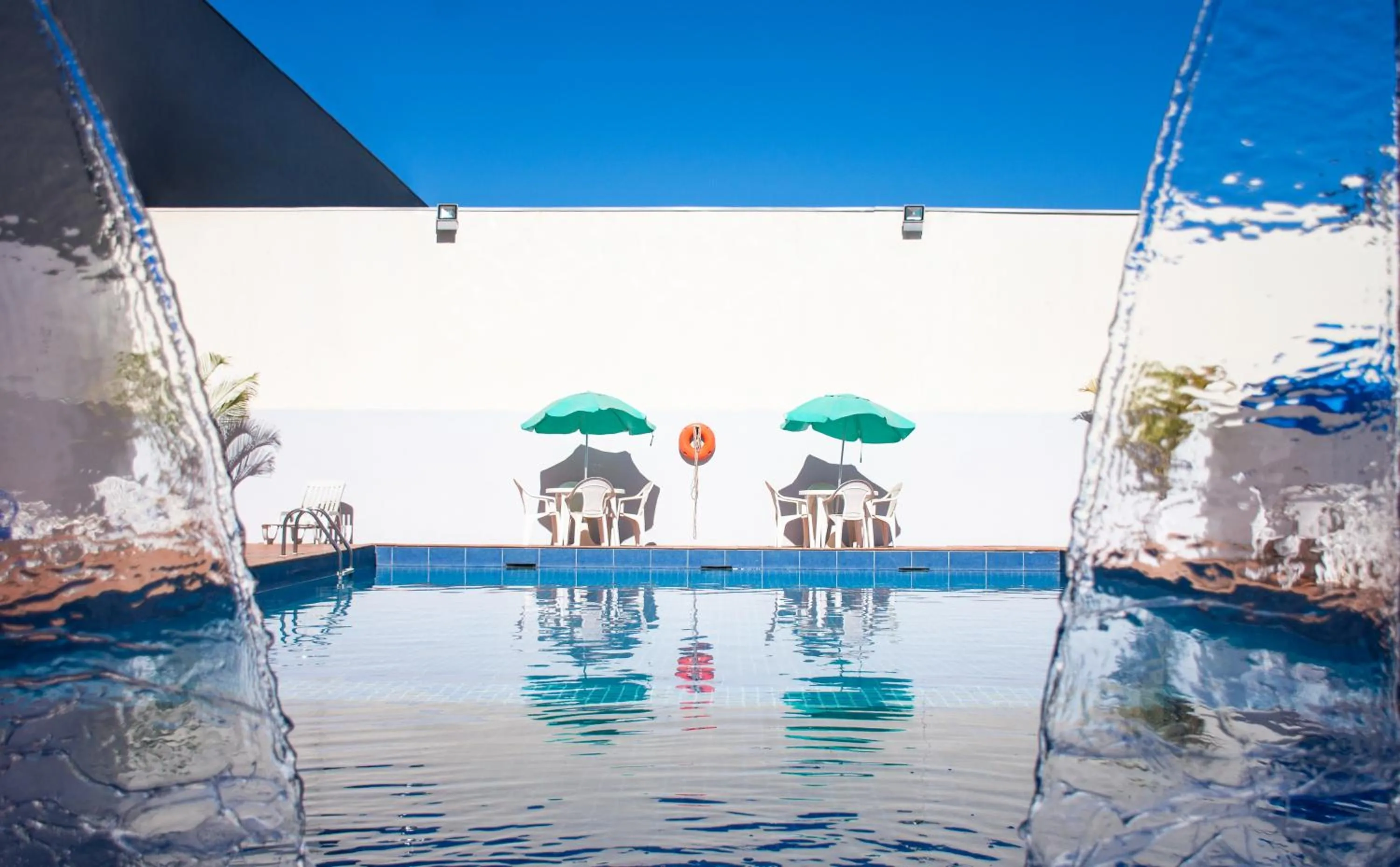 Pool view in Hotel Dan Inn Express Foz do Iguaçu By Nacional Inn
