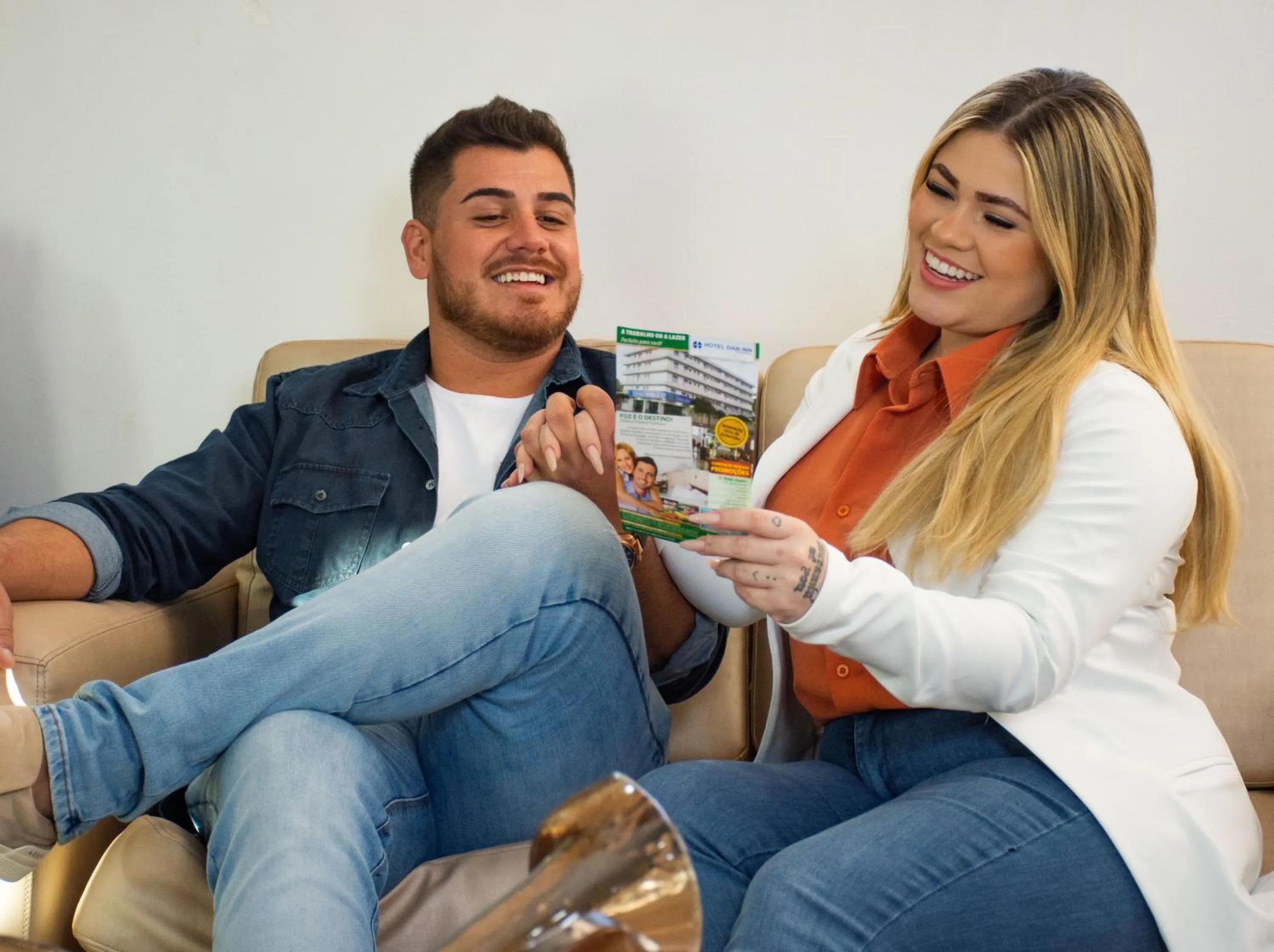 Lobby or reception in Hotel Dan Inn Express Foz do Iguaçu By Nacional Inn