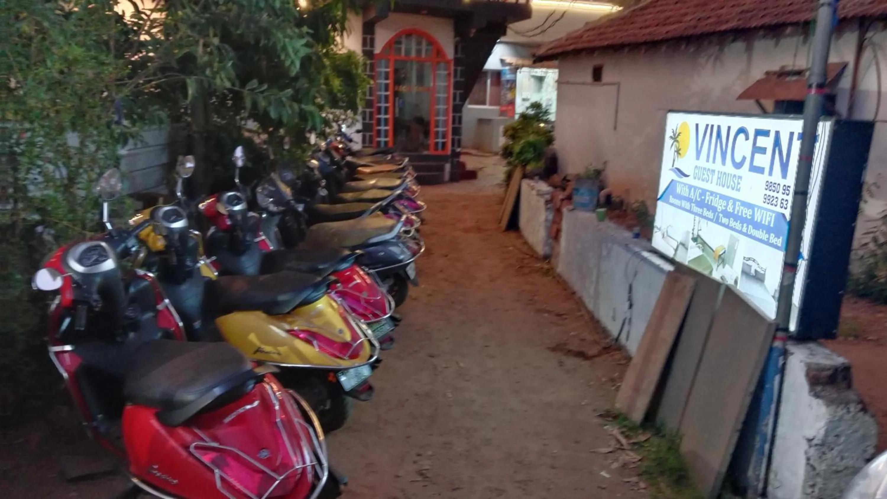 Parking in Vincent's Holiday Home