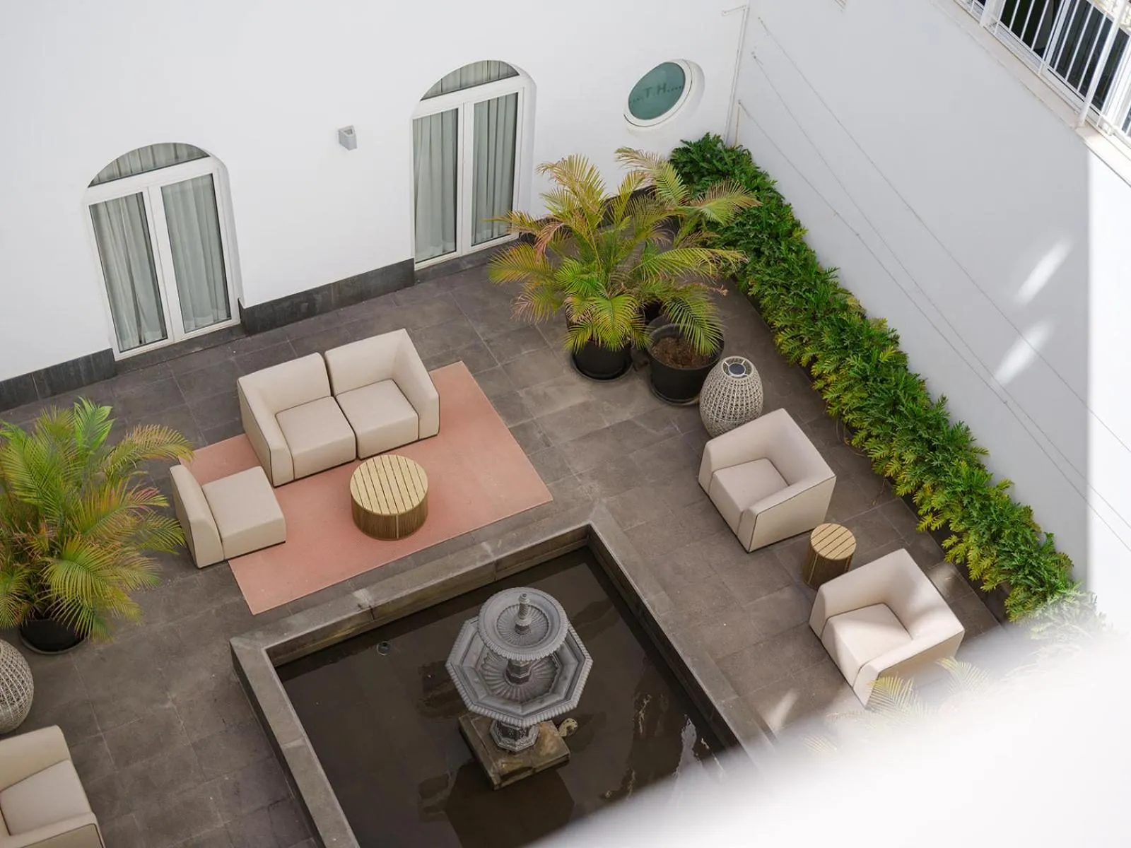Patio in Hotel Taburiente S.C.Tenerife