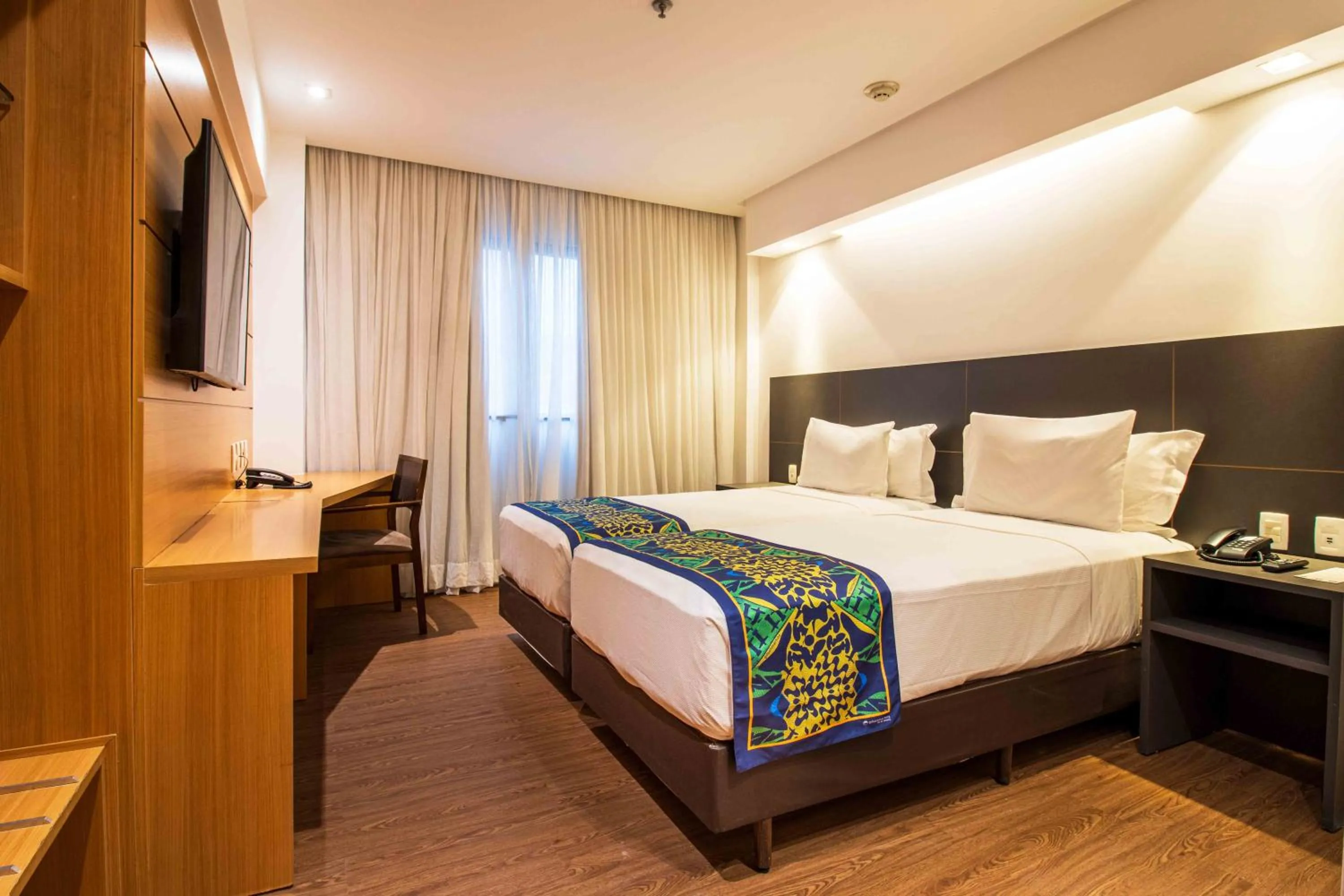 Bed in Arena Copacabana Hotel