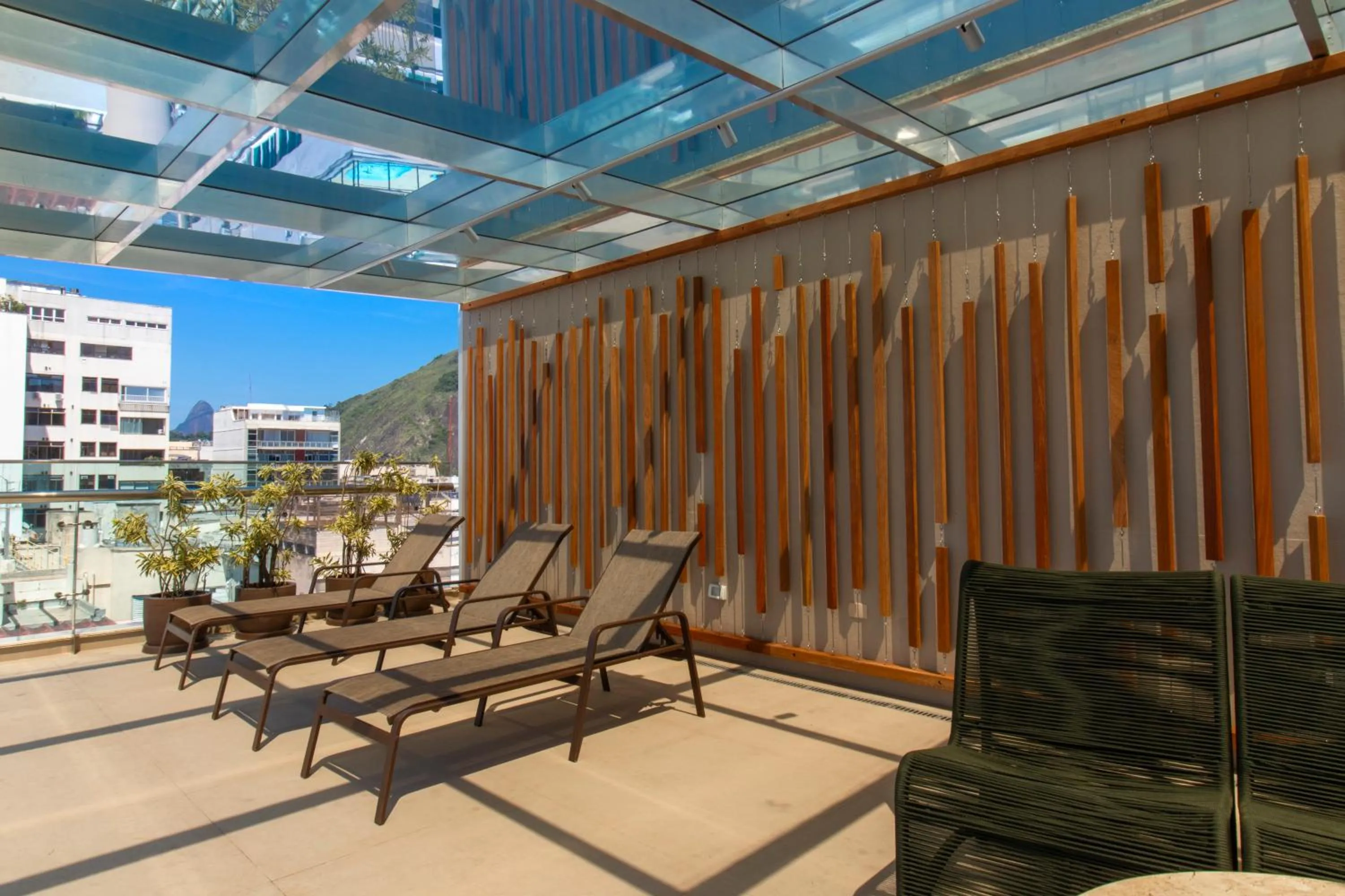 Balcony/Terrace in Arena Copacabana Hotel