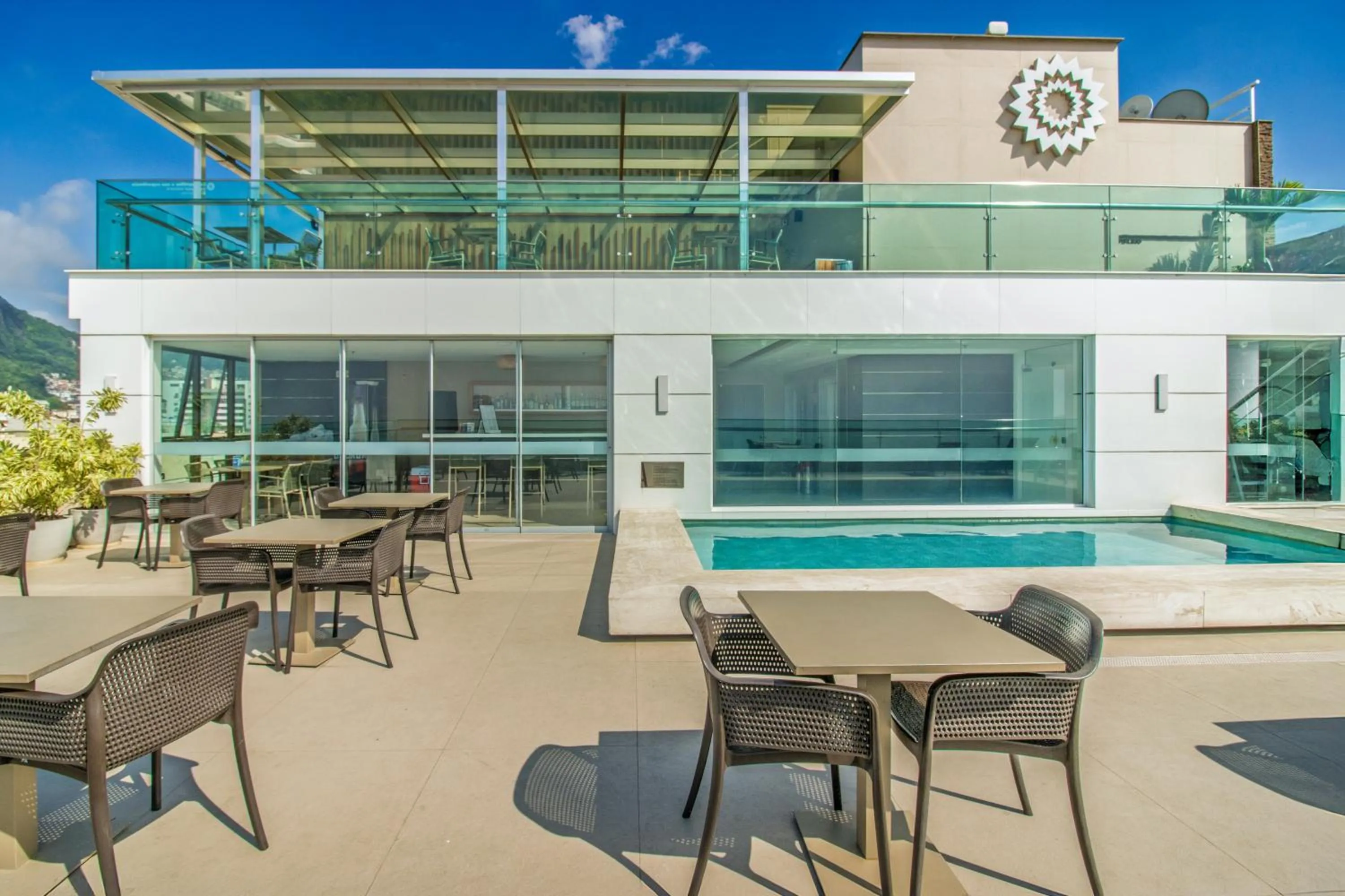 Balcony/Terrace in Arena Copacabana Hotel