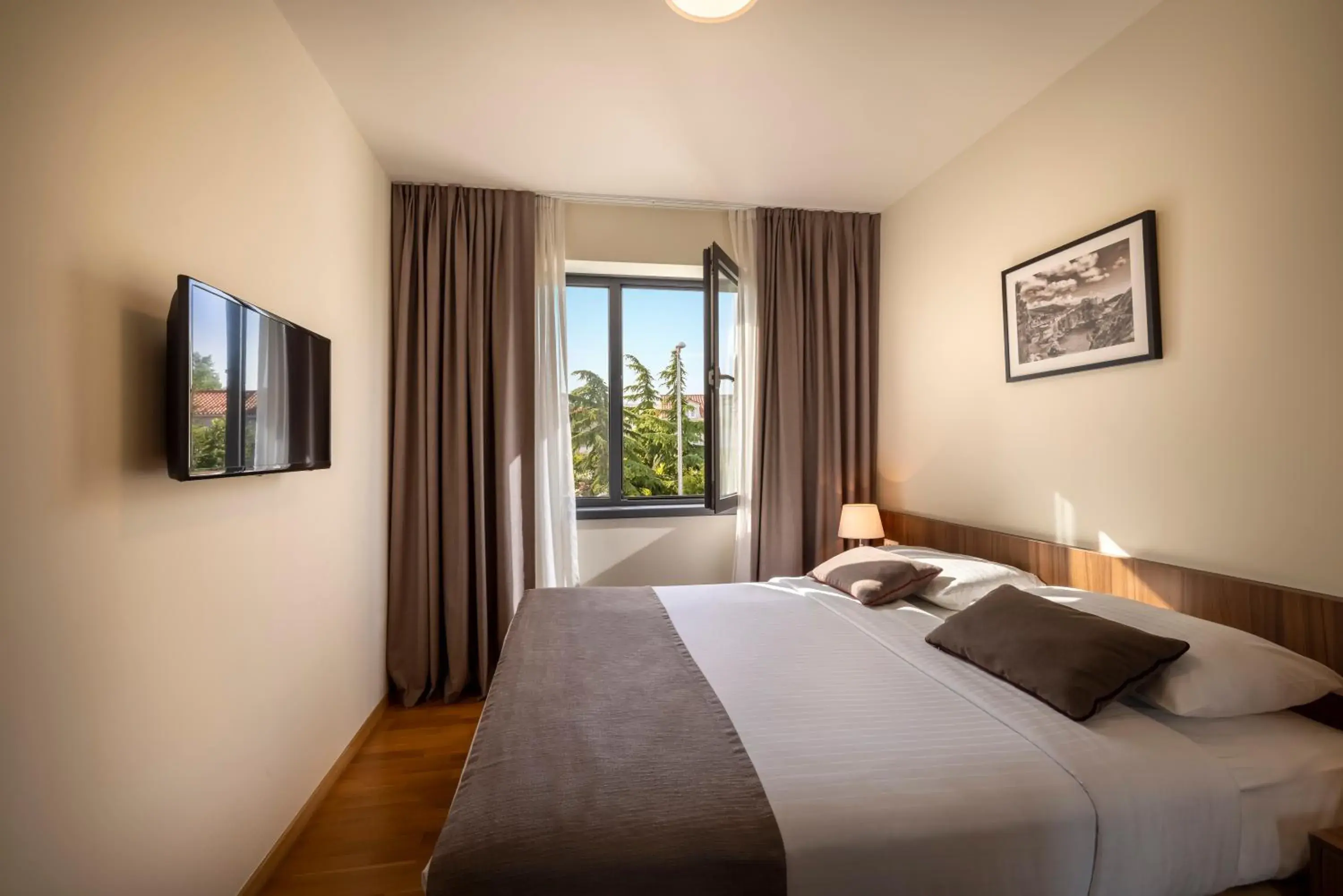 Bedroom, Bed in Maistra Select Srebreno Premium Apartments Bedroom, Bed in Maistra Select Srebreno Premium Apartments