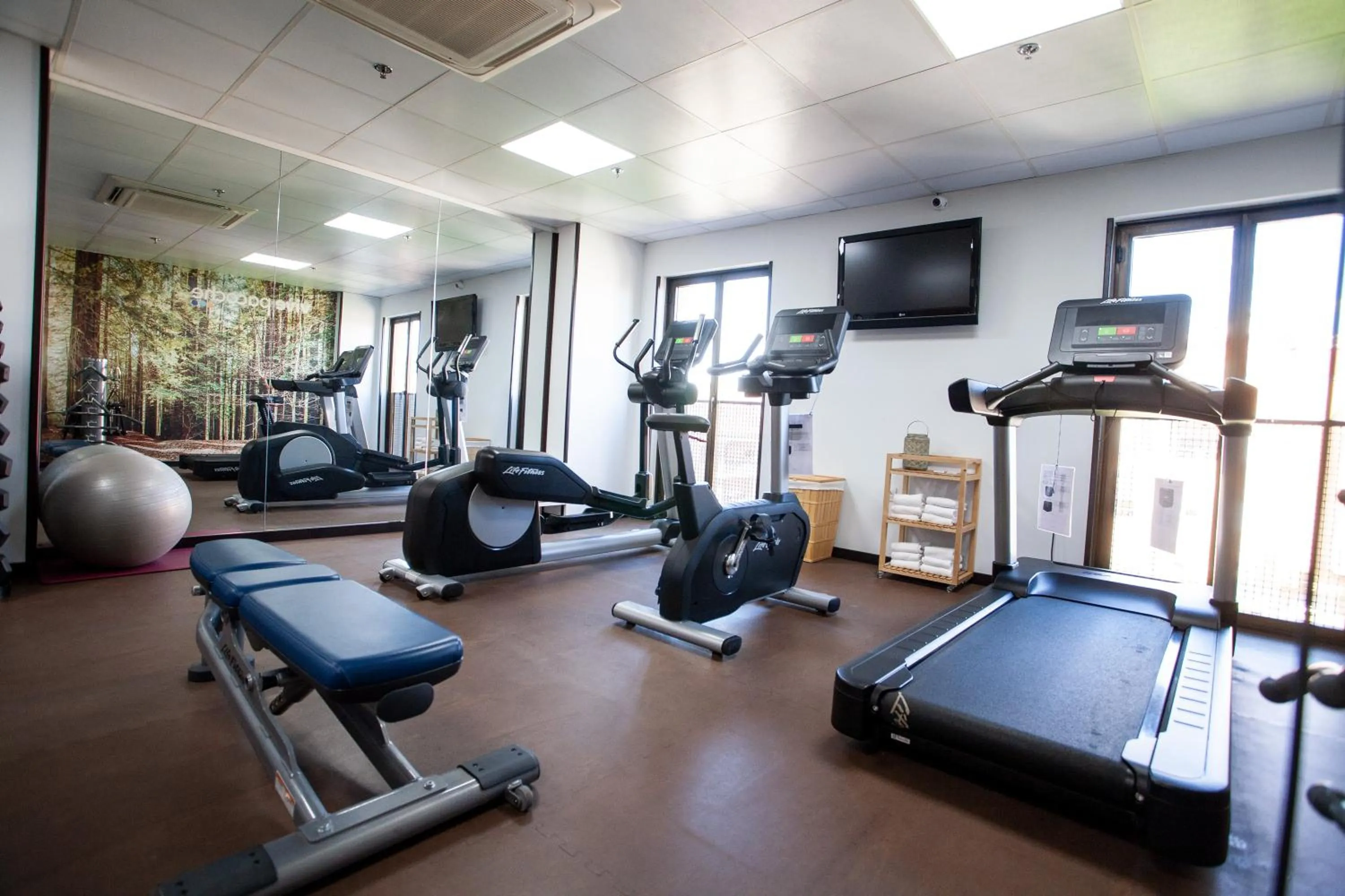 Fitness centre/facilities in Hotel Universal Murcia