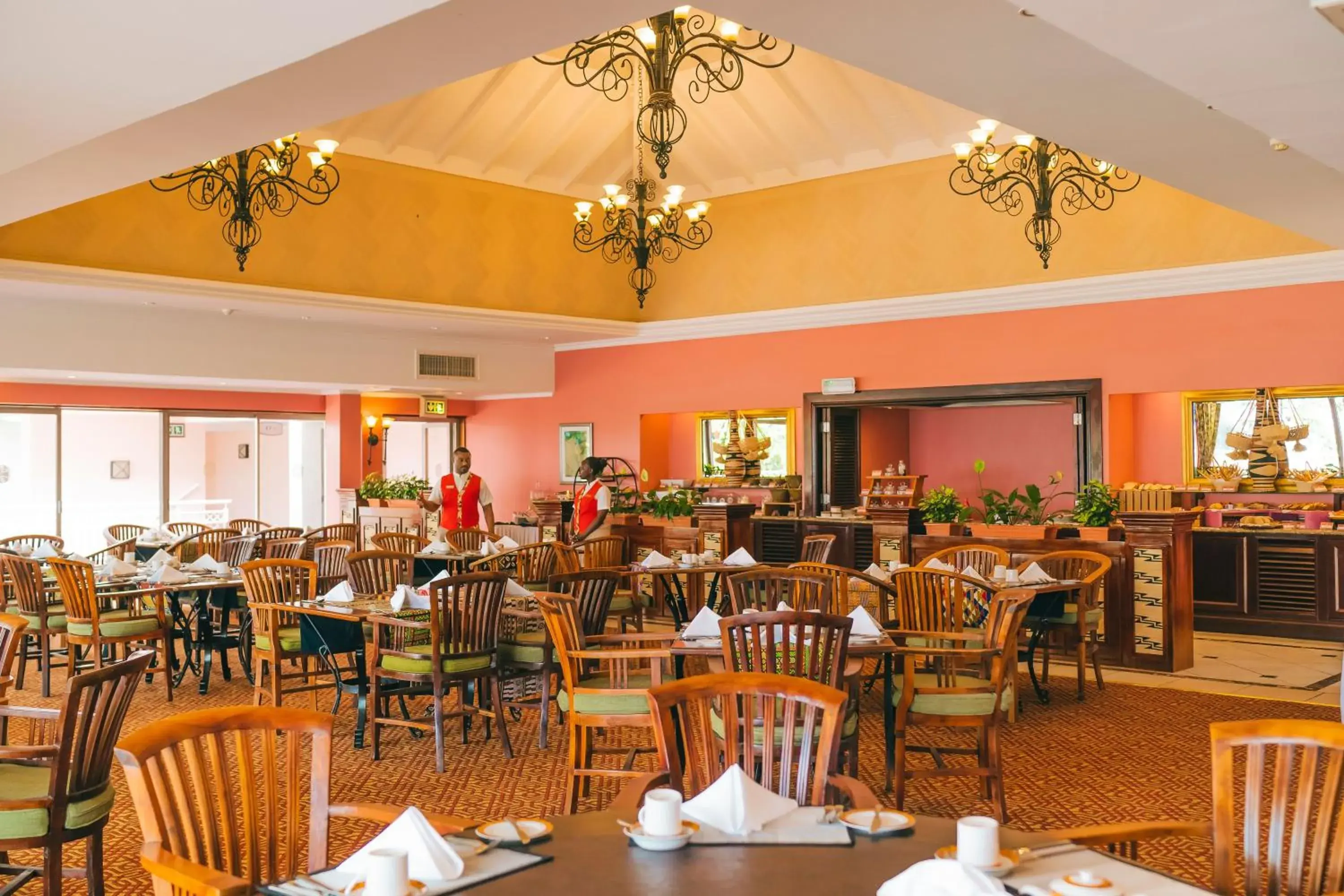 Restaurant/places to eat in Lake Kivu Serena Hotel Restaurant/places to eat in Lake Kivu Serena Hotel