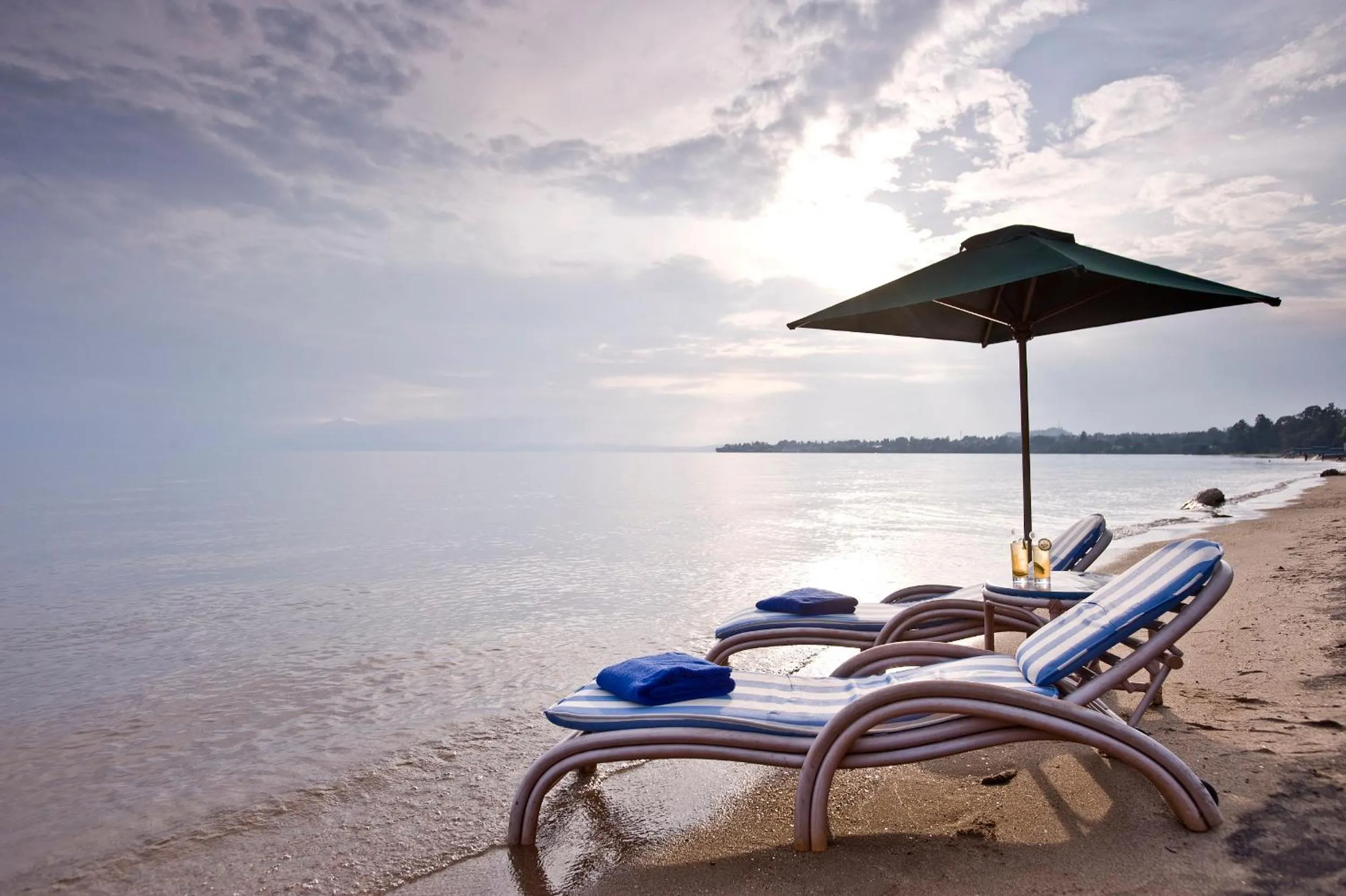 Beach in Lake Kivu Serena Hotel