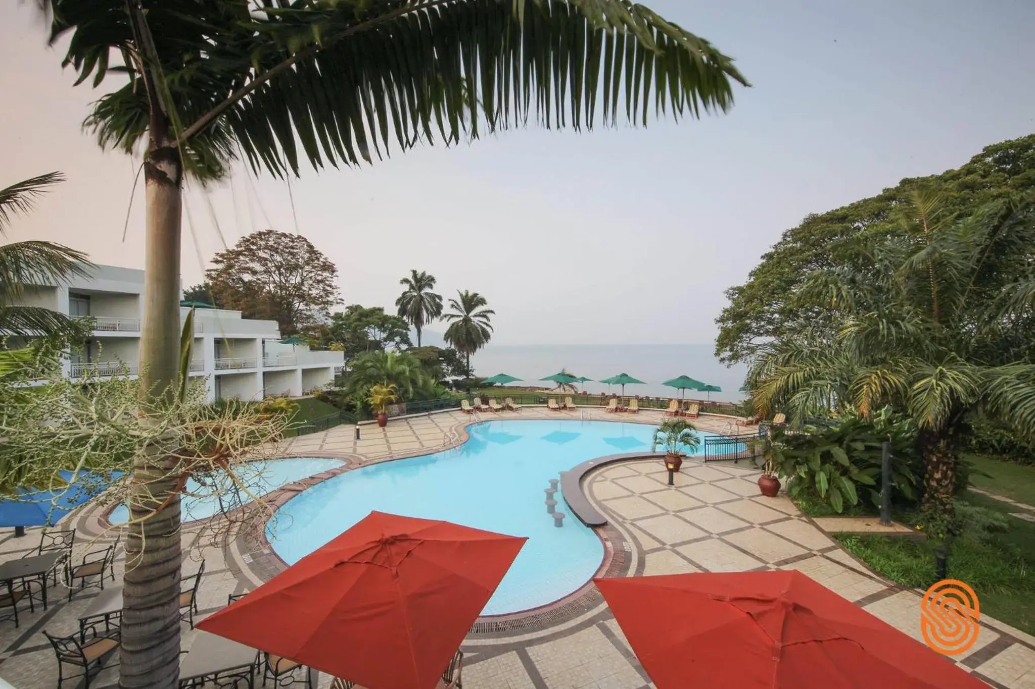 Swimming pool in Lake Kivu Serena Hotel Swimming pool in Lake Kivu Serena Hotel