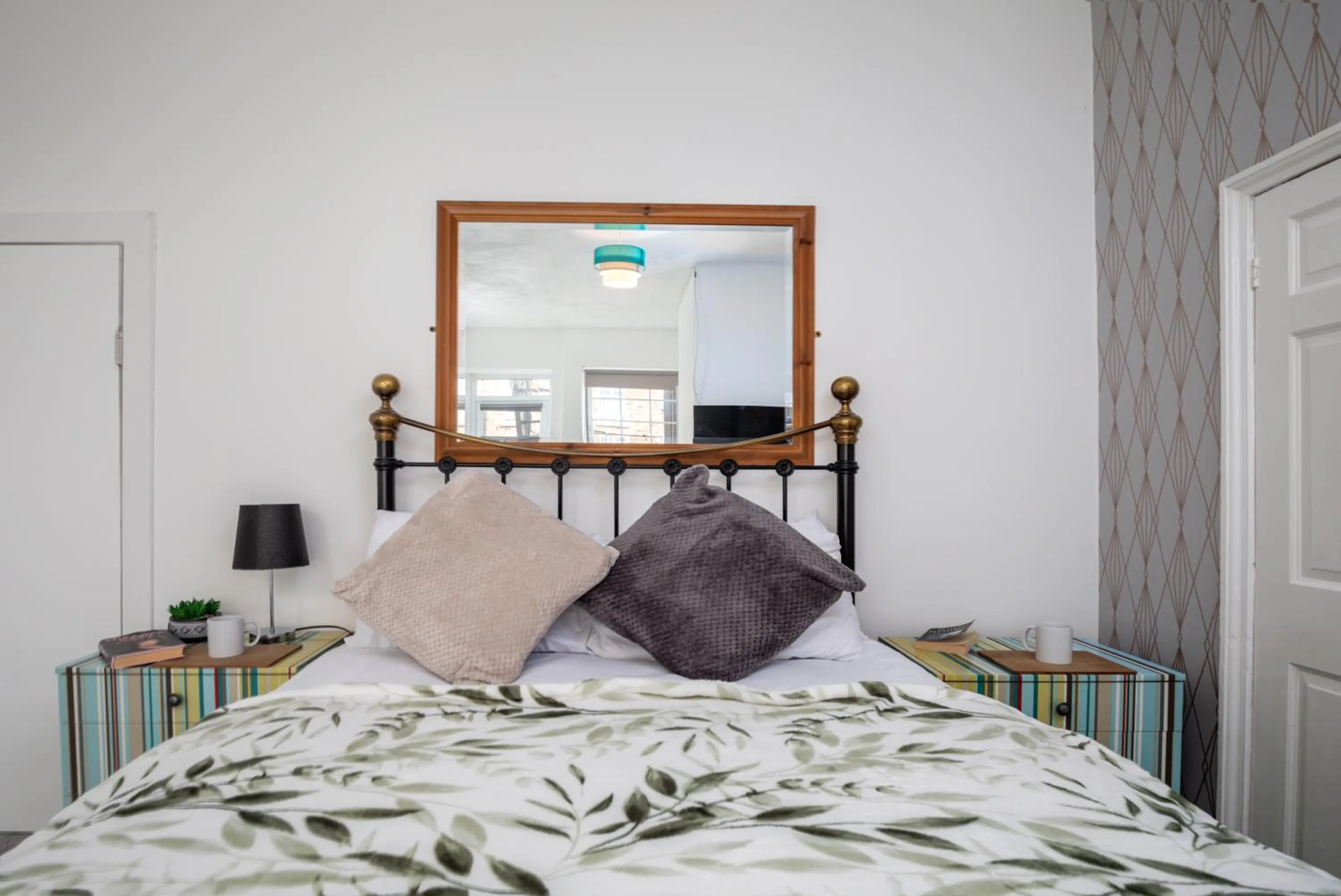 Bed in Serenity Guest House