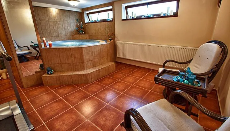Hot Tub in Pensiunea Görgő Panzió