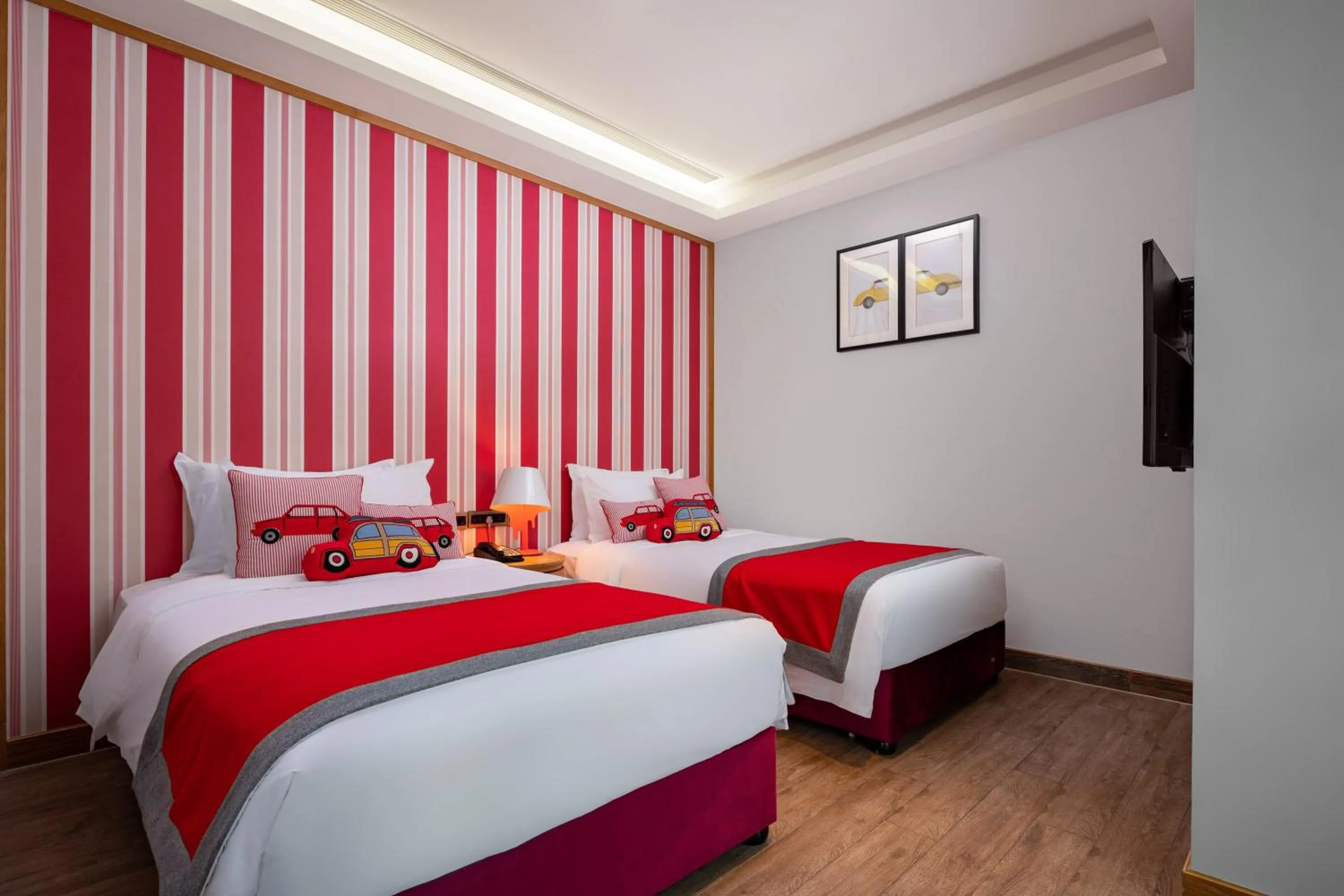 Bedroom, Bed in Mangrove Tree Resort World Sanya Bay -Elader Palm Tower