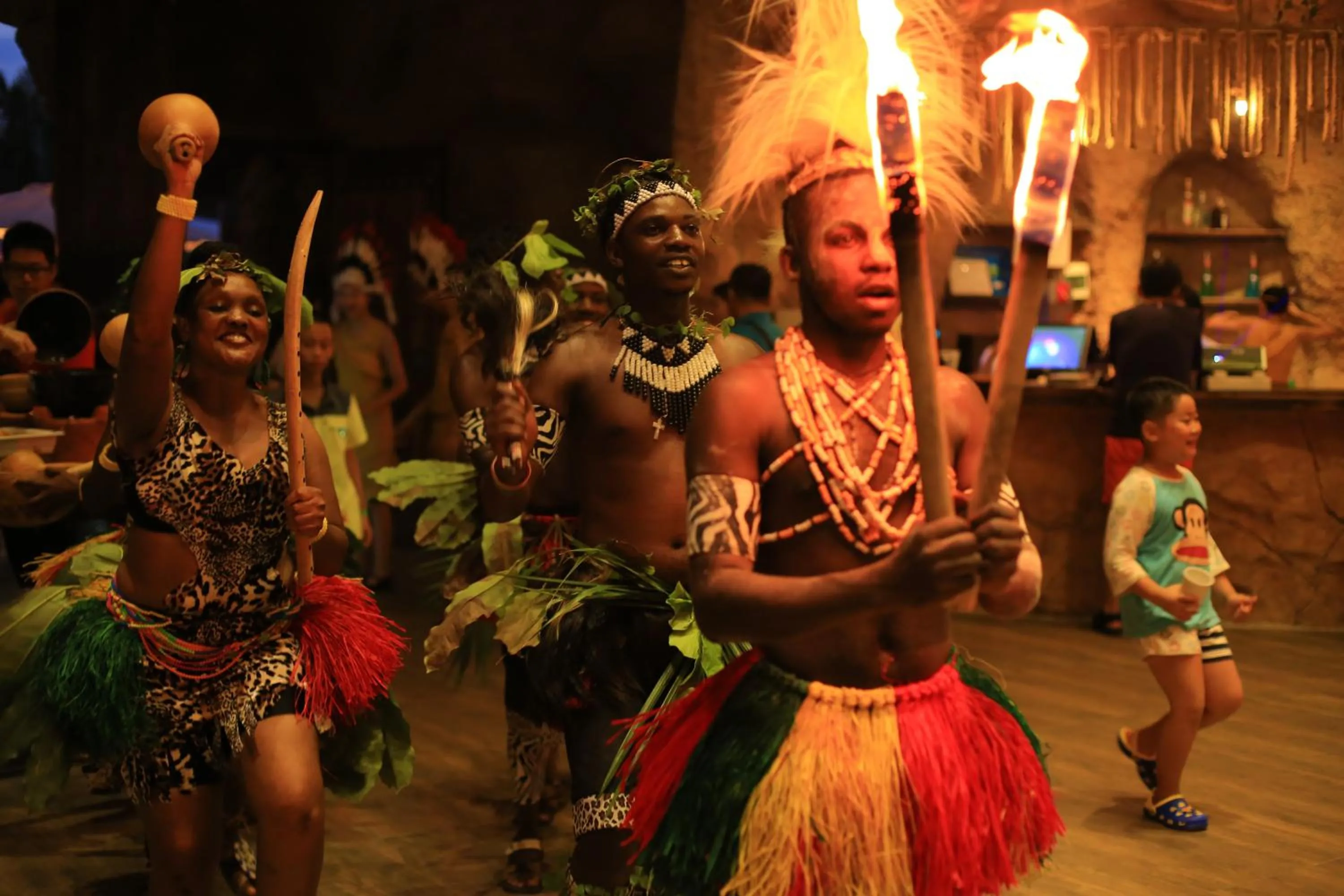 BBQ facilities in Mangrove Tree Resort World Sanya Bay -Elader Palm Tower