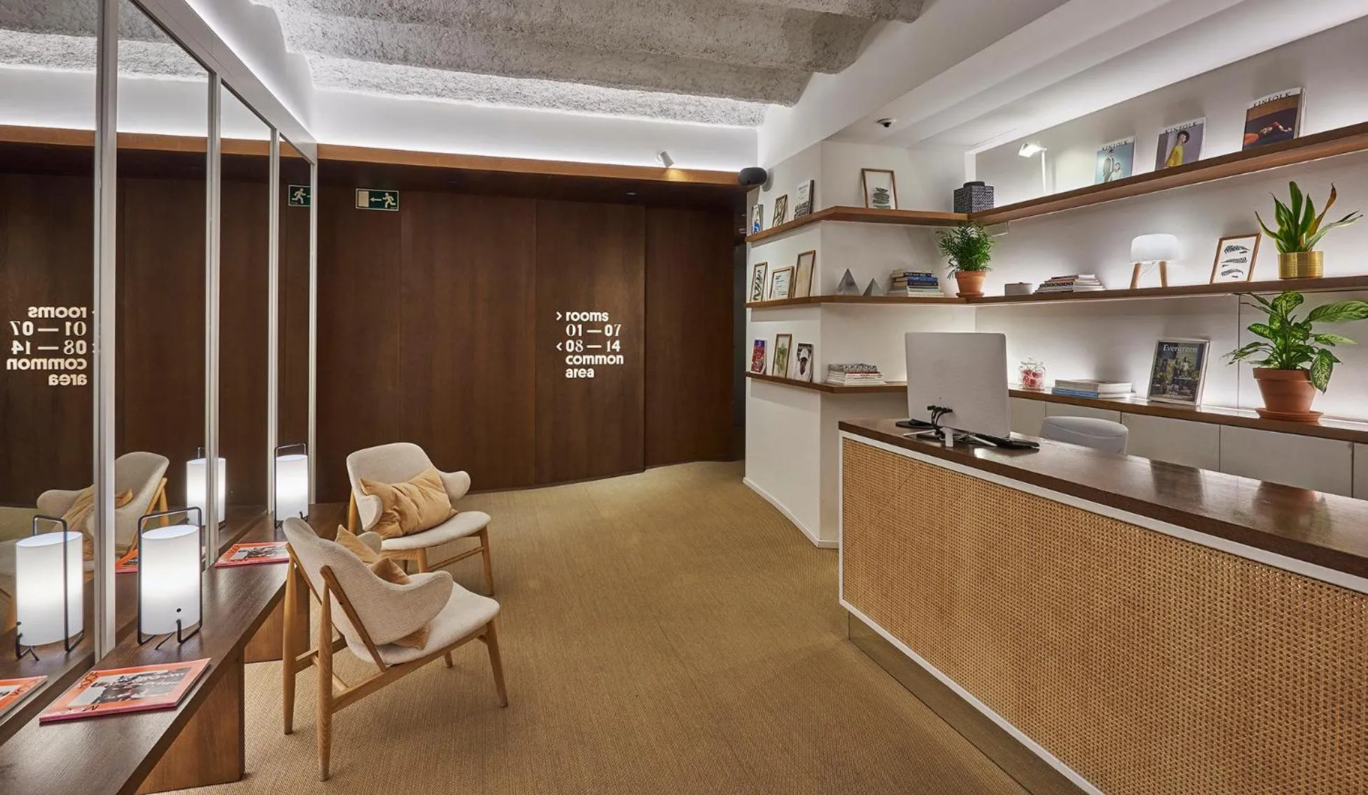 Lobby or reception in The Moods Catedral Hostal Boutique