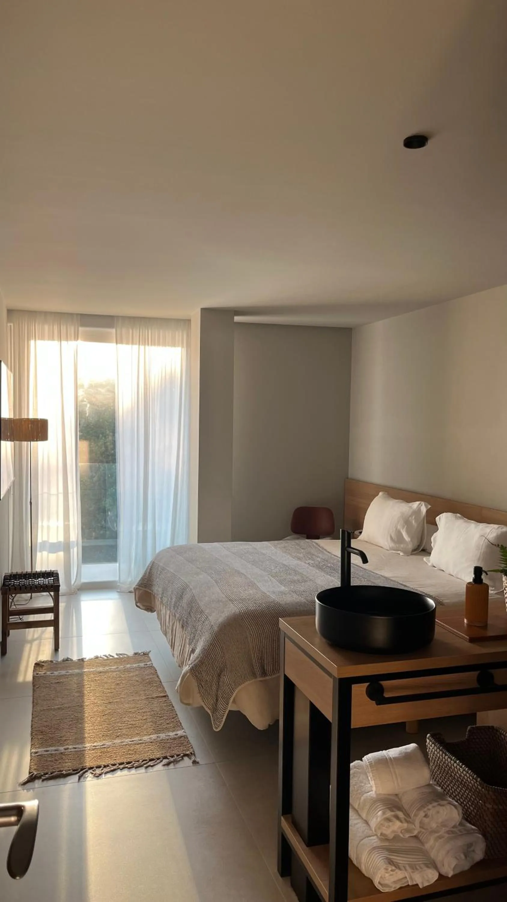 Decorative detail, Bed in Hotel Farsund