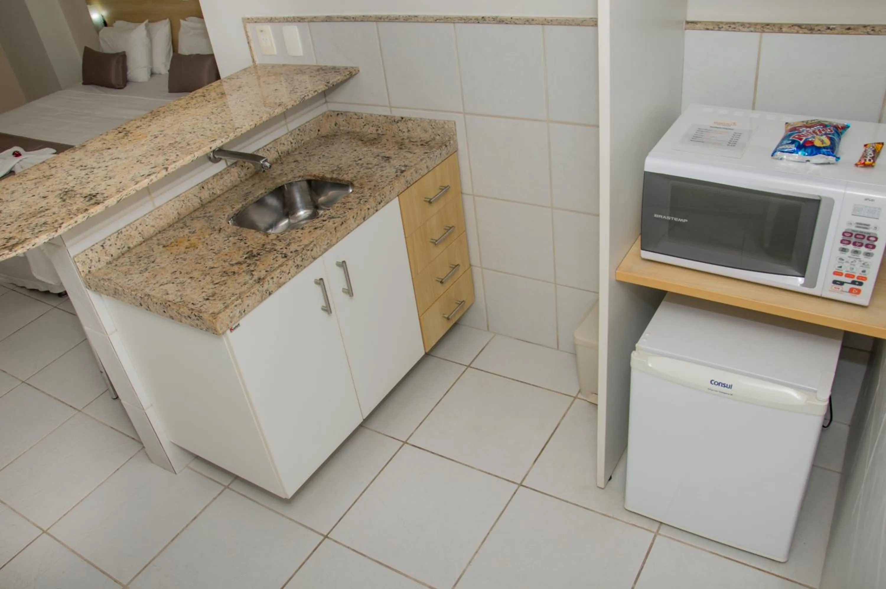 Kitchen or kitchenette in Marsallis Praia Hotel | Praia de Ponta Negra