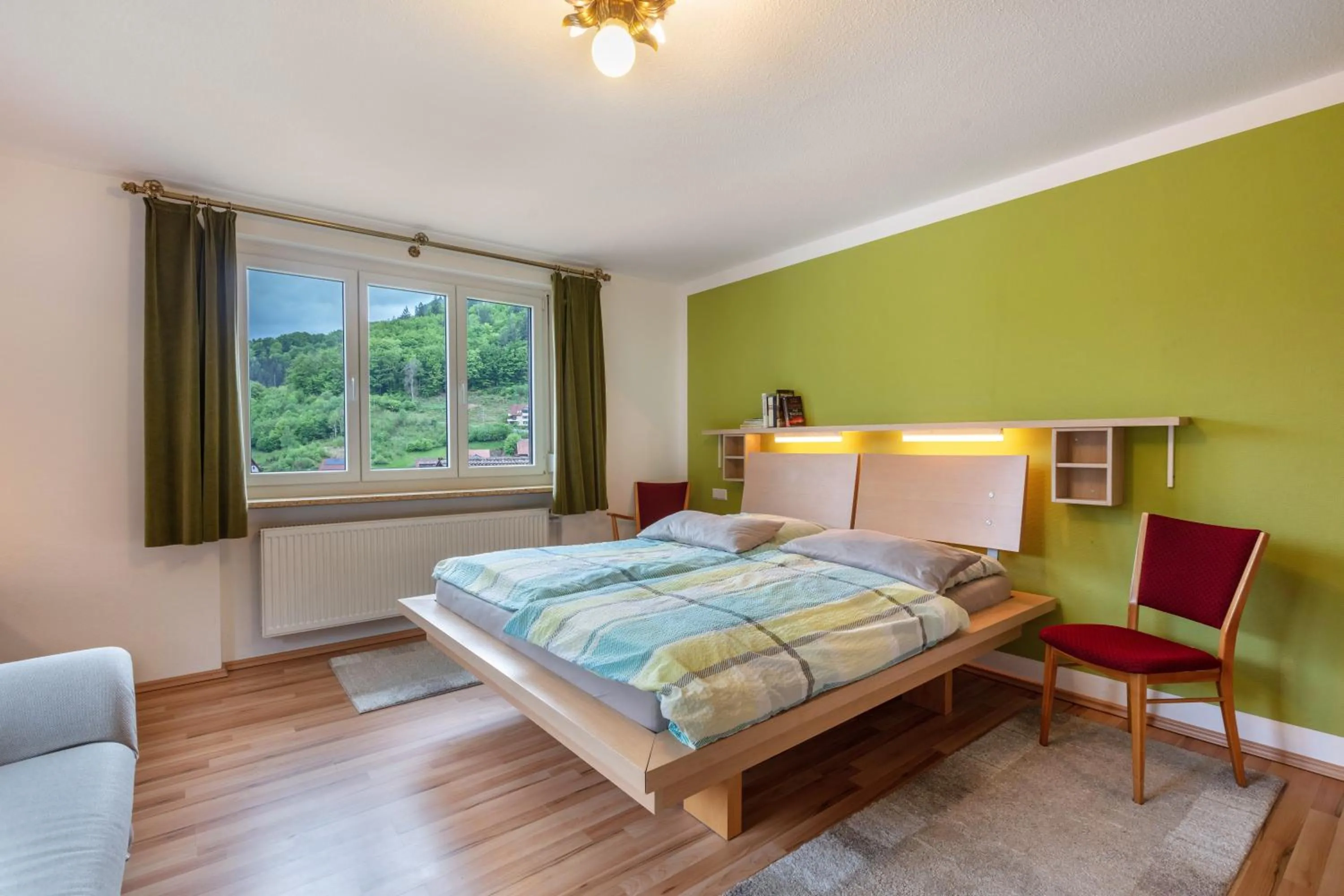 Living room, Bed in Haus Michler