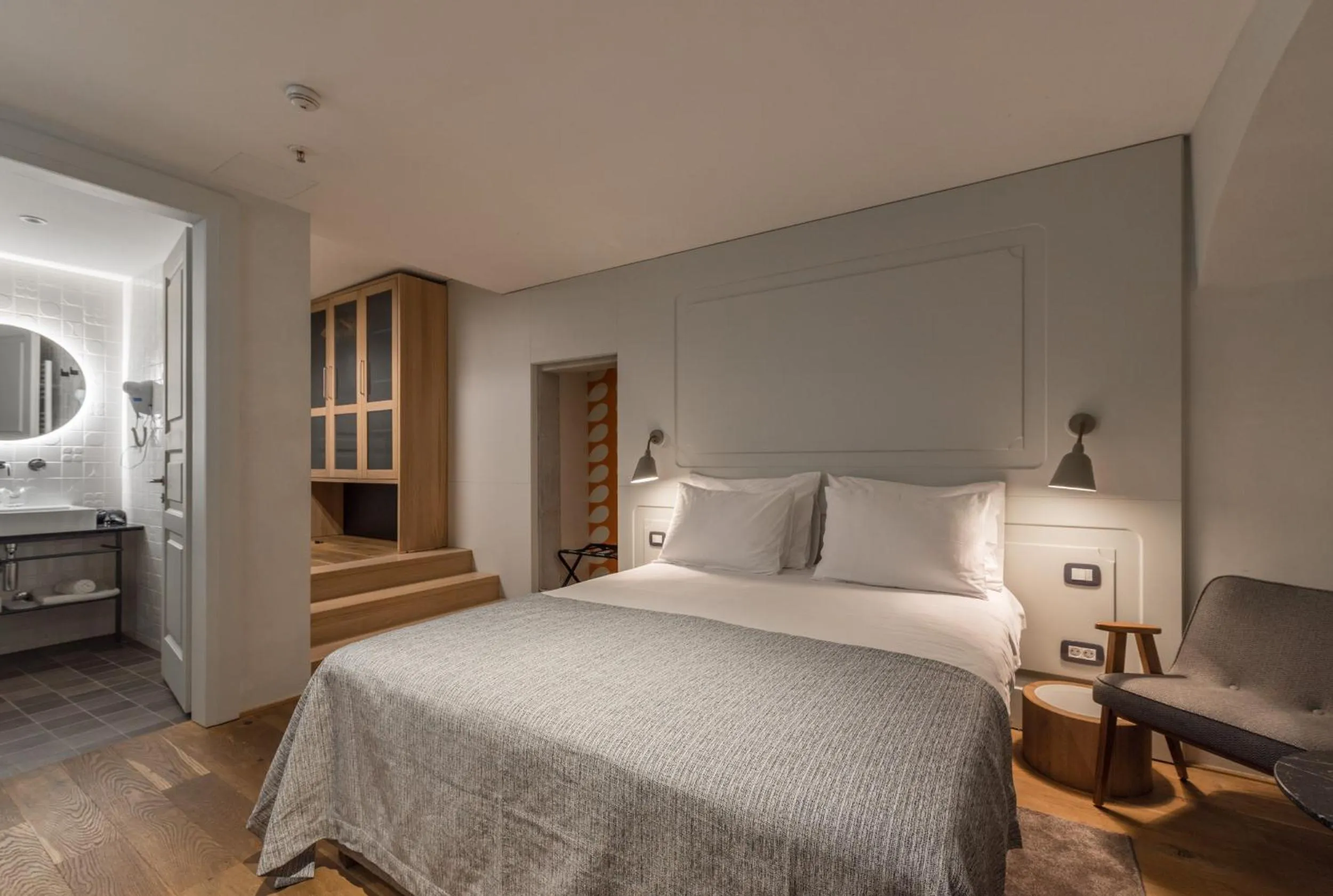 Bed in Hotel Peteani