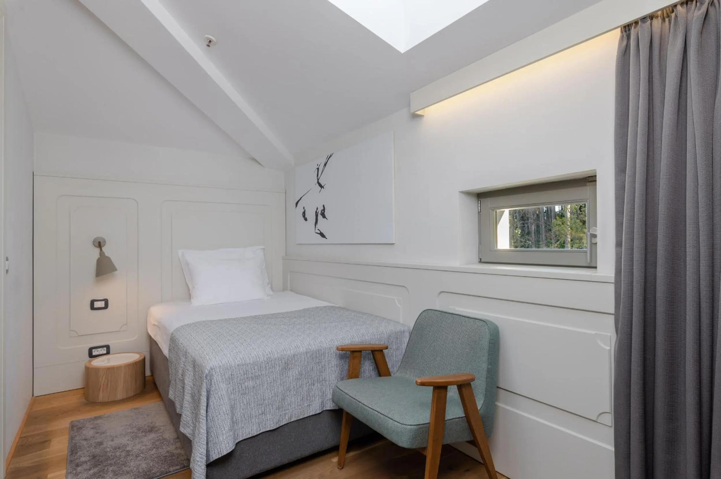 Bed in Hotel Peteani