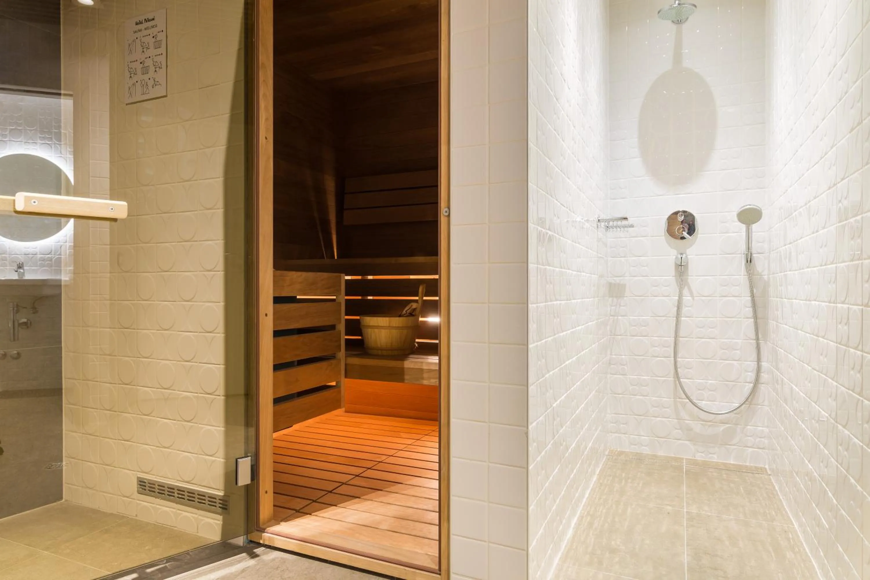 Sauna in Hotel Peteani