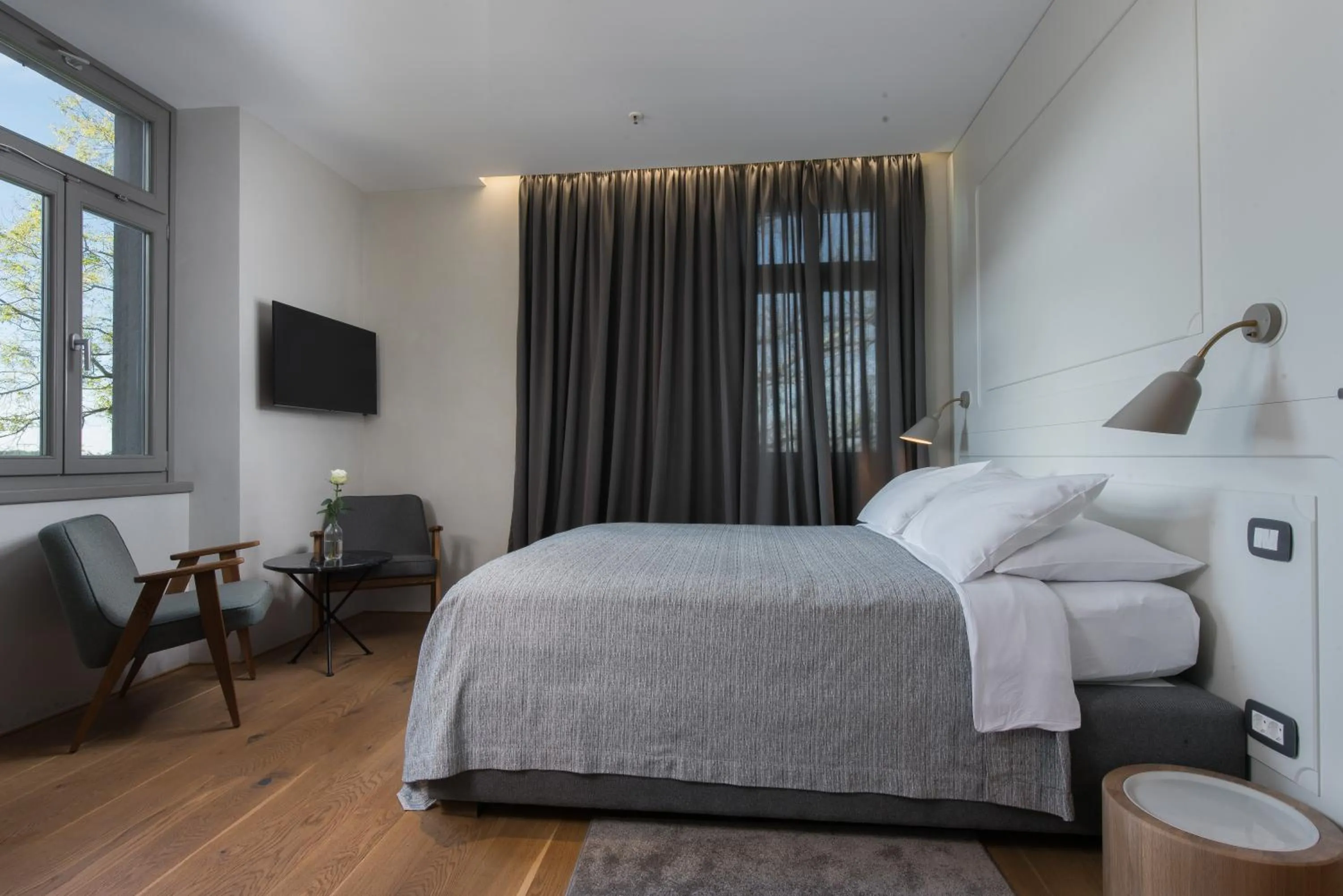 Bed in Hotel Peteani