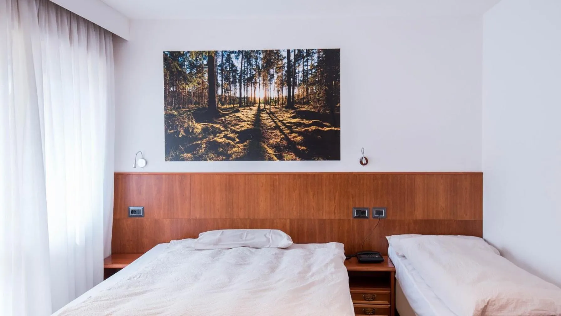 Bedroom, Bed in Hotel Moena