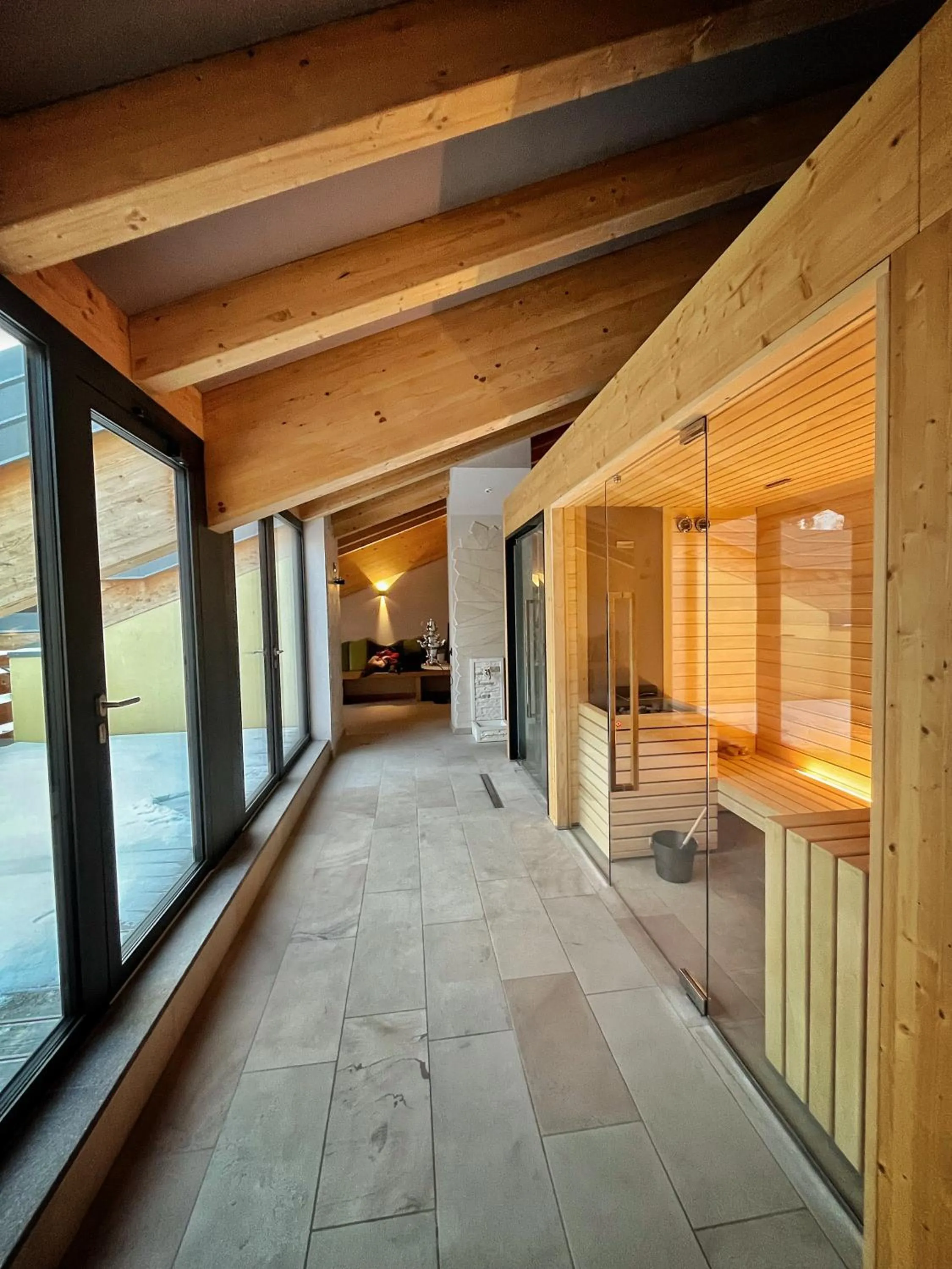 Sauna in Hotel Moena