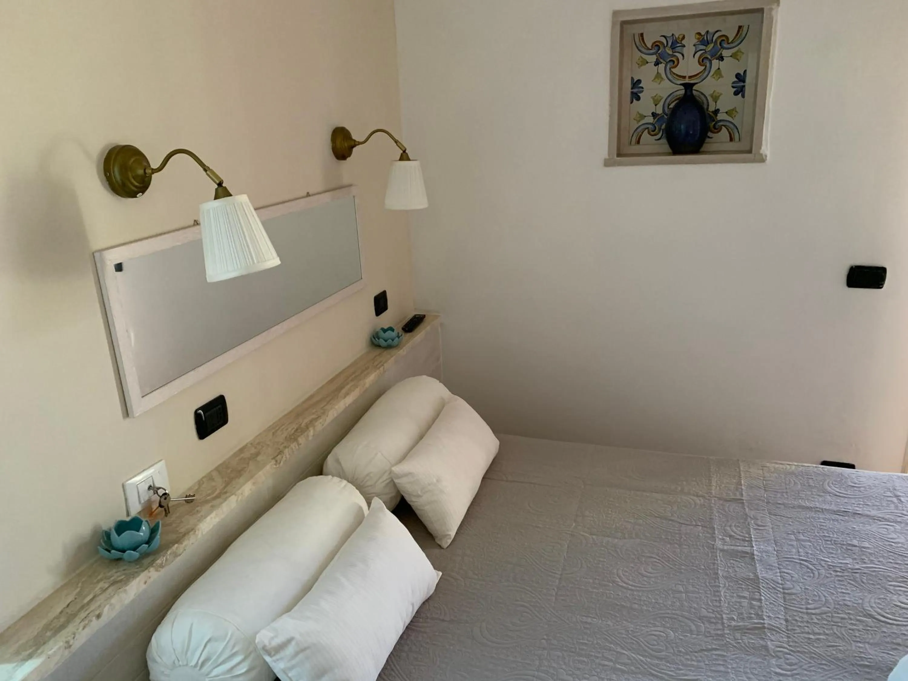 Decorative detail, Bed in B&B Casavecchia