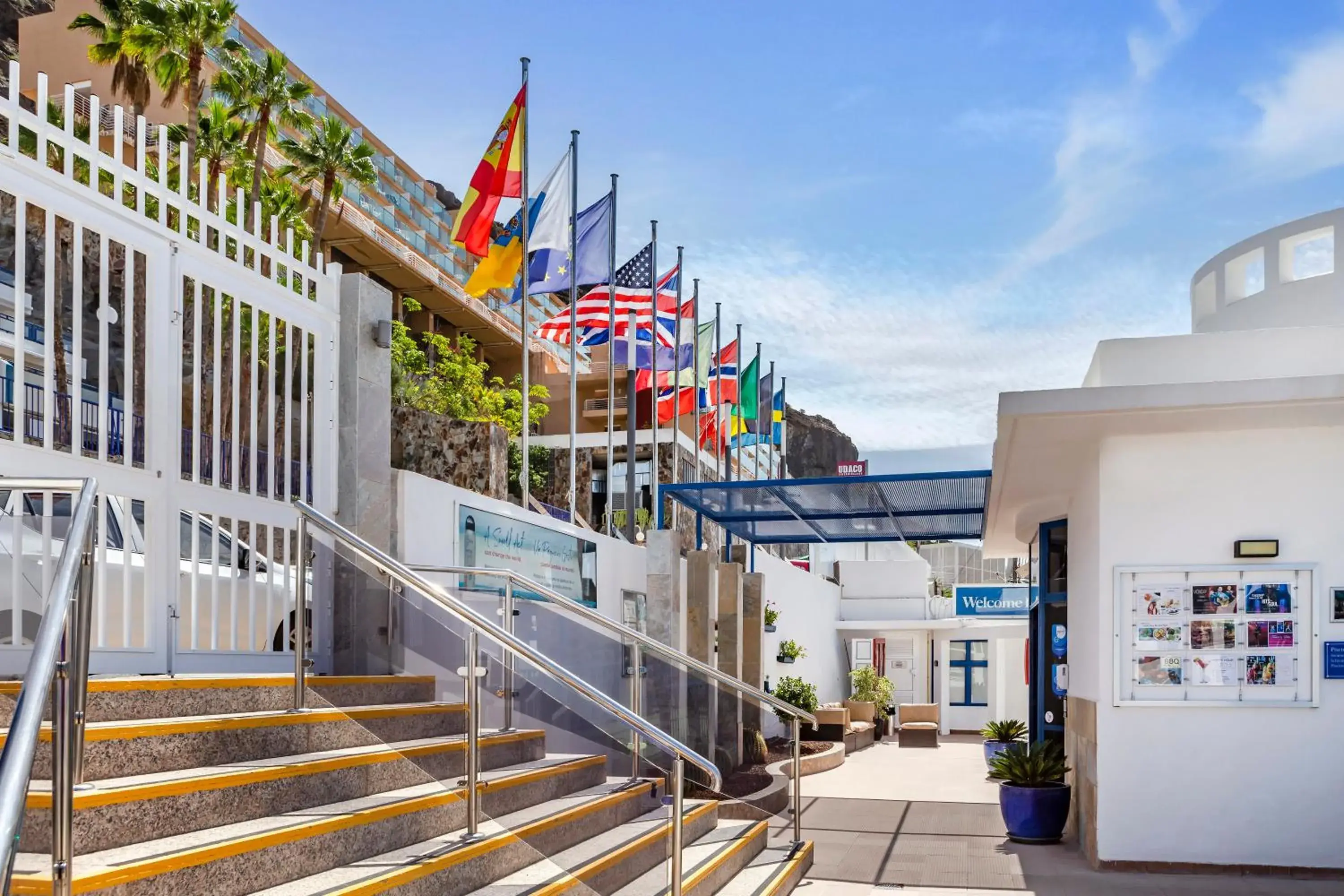 Lobby or reception in Club Cala Blanca Lobby or reception in Club Cala Blanca