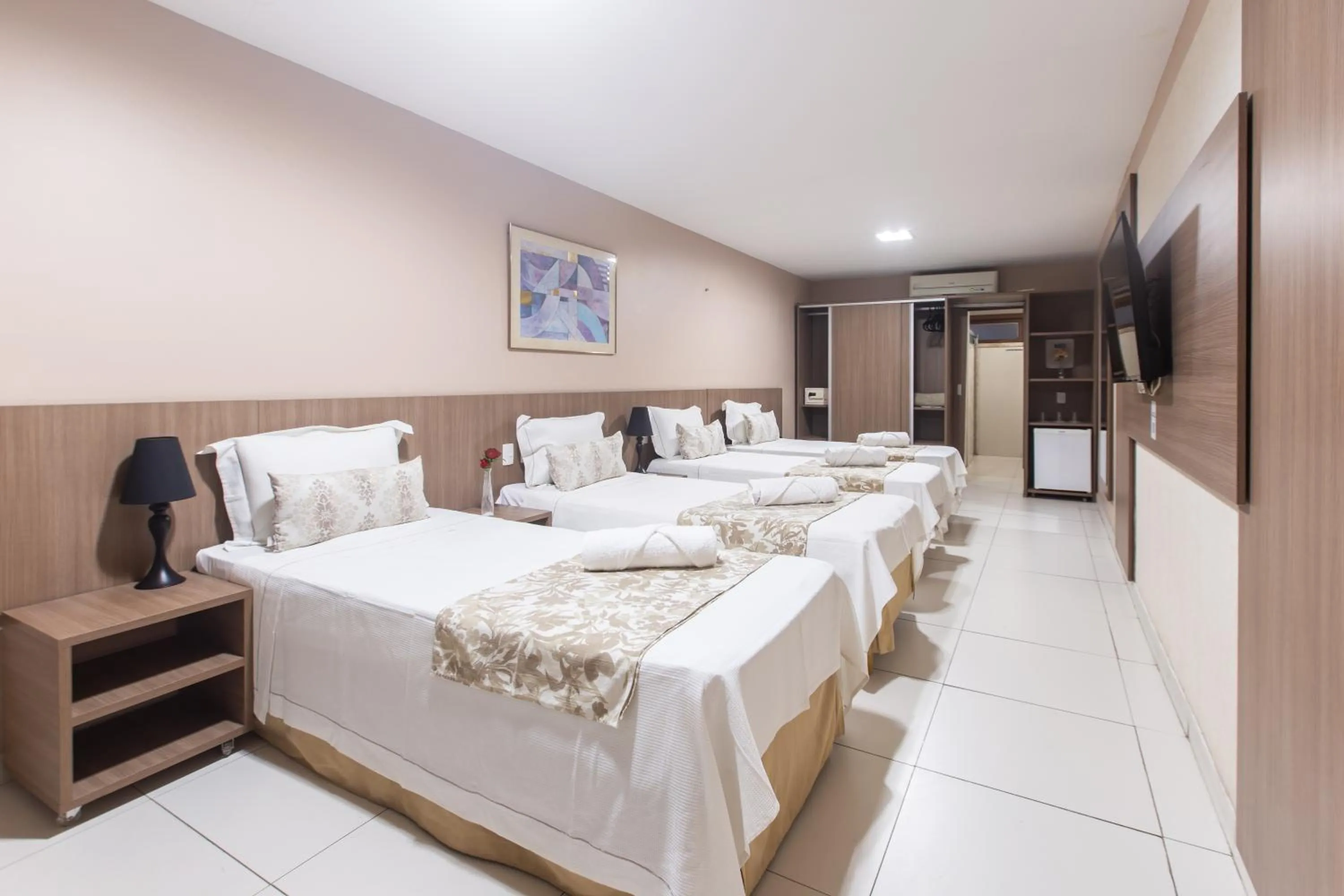 Bed in Amuarama Hotel