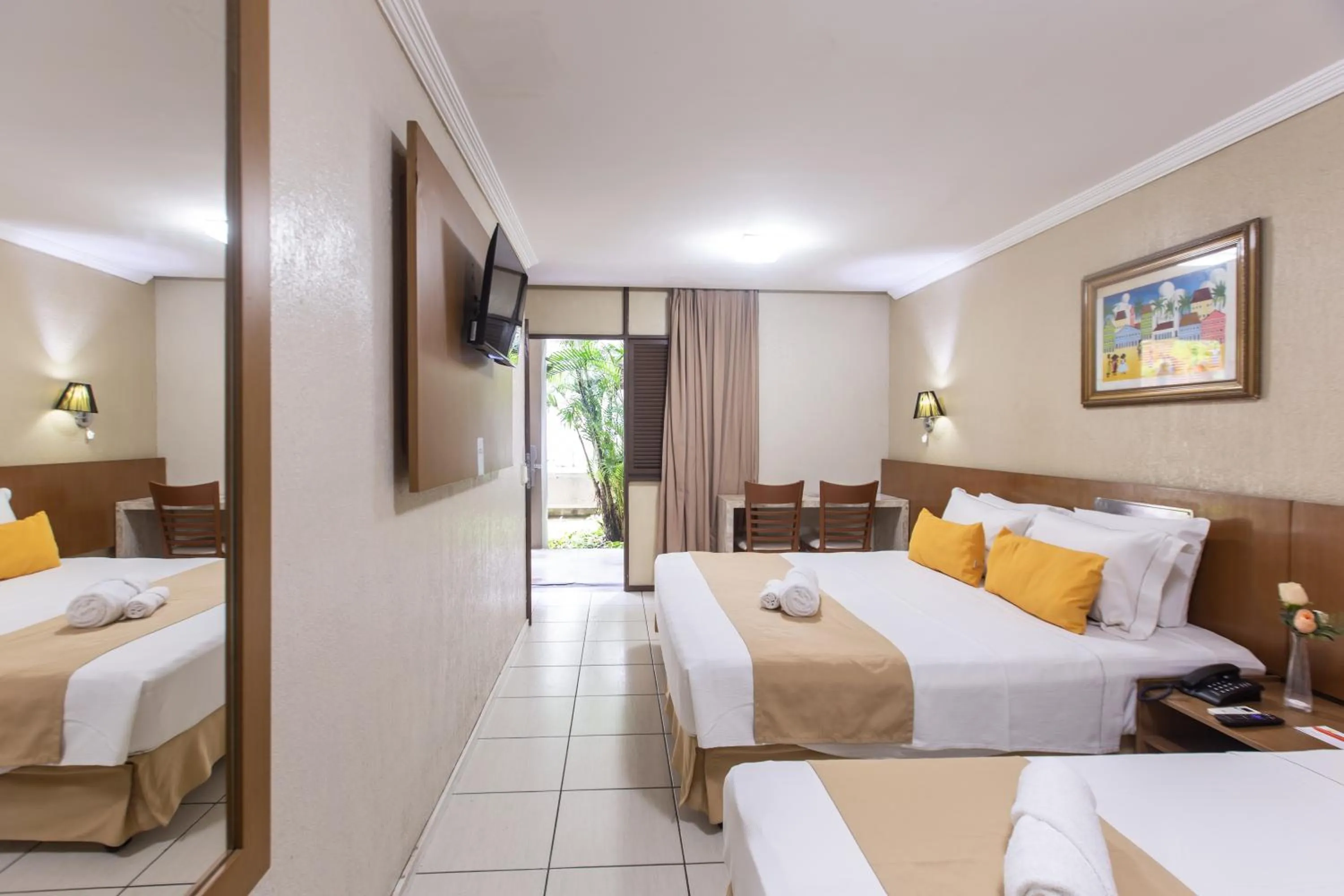 Bed in Amuarama Hotel