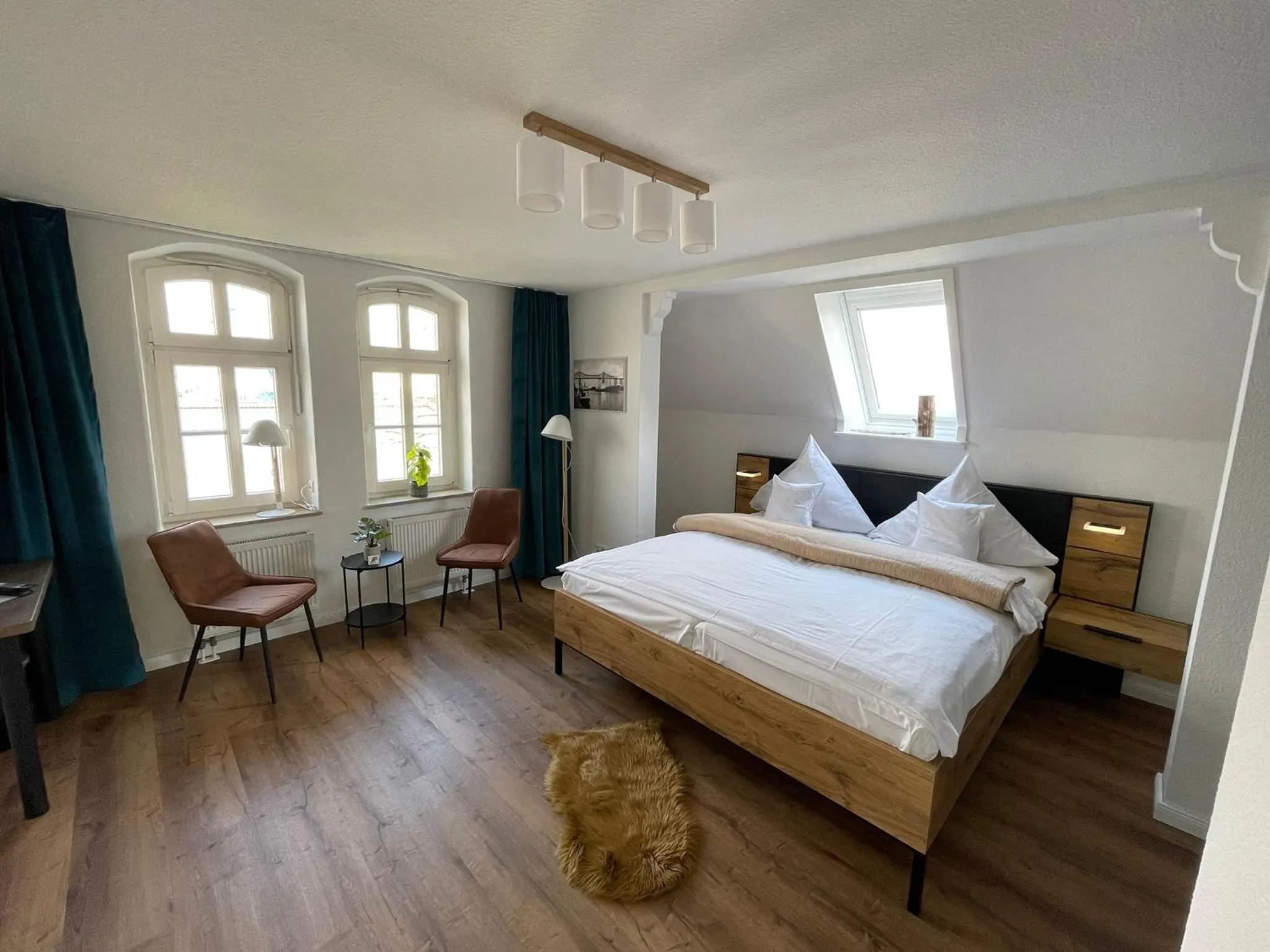 Bed in Kanal-Haus "Das Gästehaus direkt am NOK"