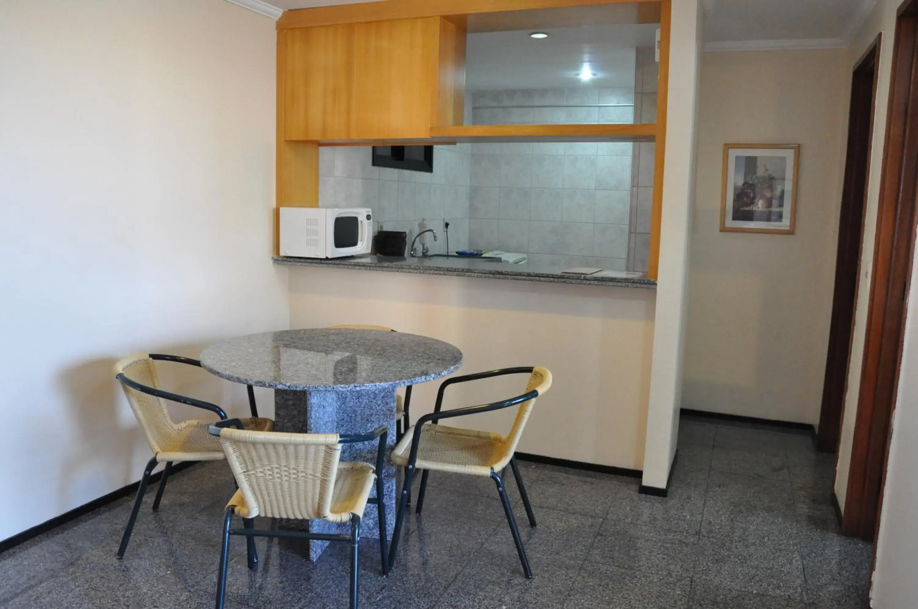 Seating area, Kitchen/Kitchenette in JOH Blue Ocean Flat Hotel Seating area, Kitchen/Kitchenette in JOH Blue Ocean Flat Hotel