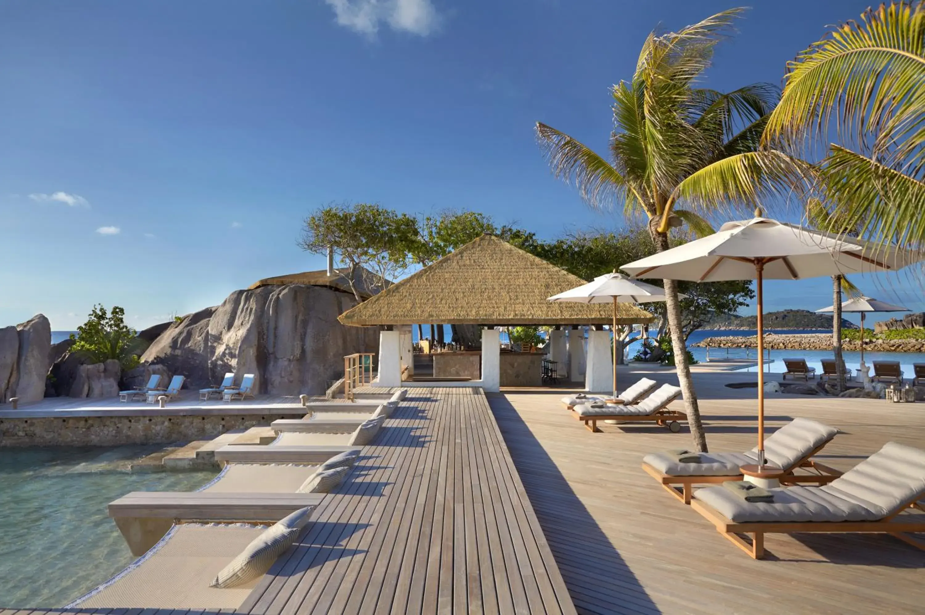 Lounge or bar in Six Senses Zil Pasyon, Seychelles Lounge or bar in Six Senses Zil Pasyon, Seychelles