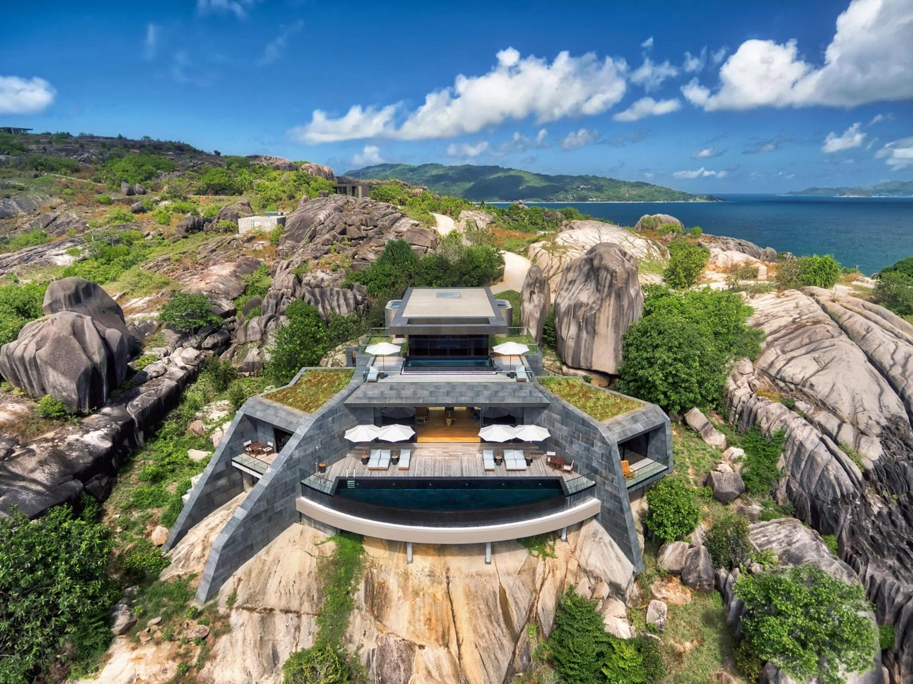 View (from property/room) in Six Senses Zil Pasyon, Seychelles