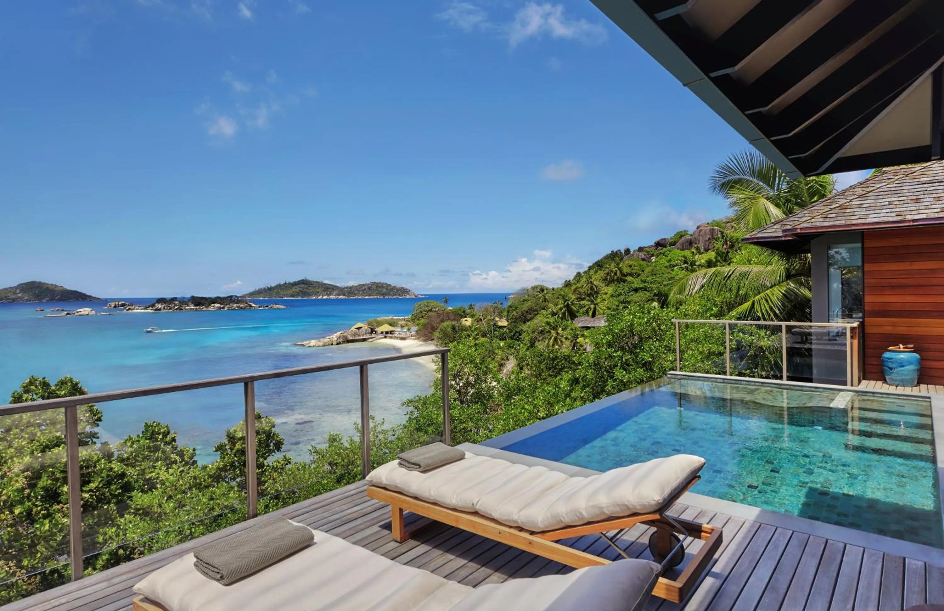 View (from property/room) in Six Senses Zil Pasyon, Seychelles