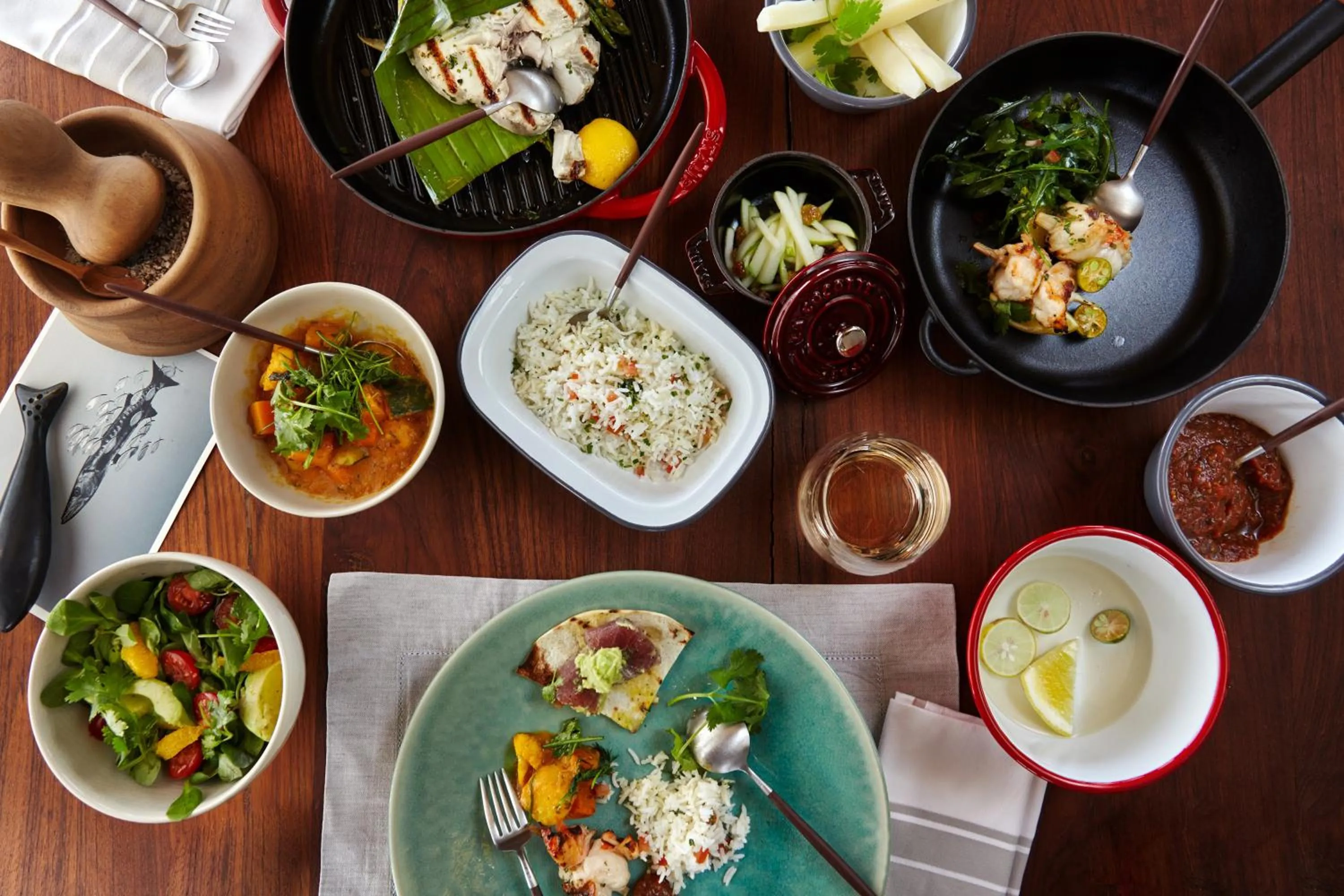Food close-up in Six Senses Zil Pasyon, Seychelles