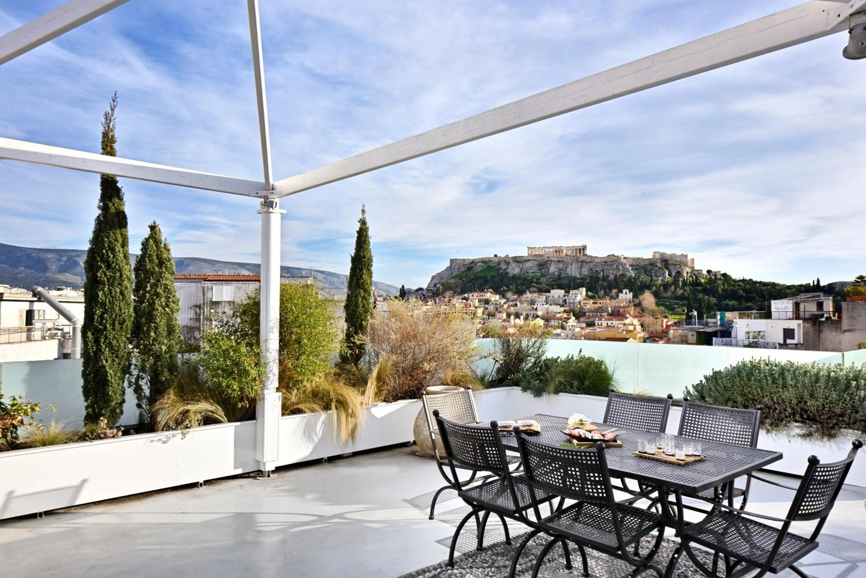 Balcony/Terrace in ALTO PSYRRI PENTHOUSE by K&K