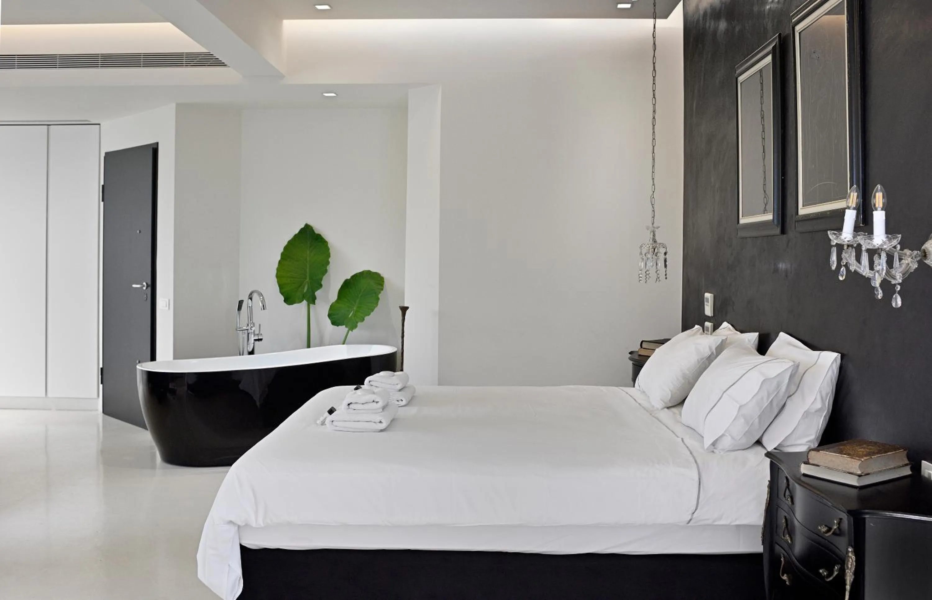 Bedroom, Bed in ALTO PSYRRI PENTHOUSE by K&K