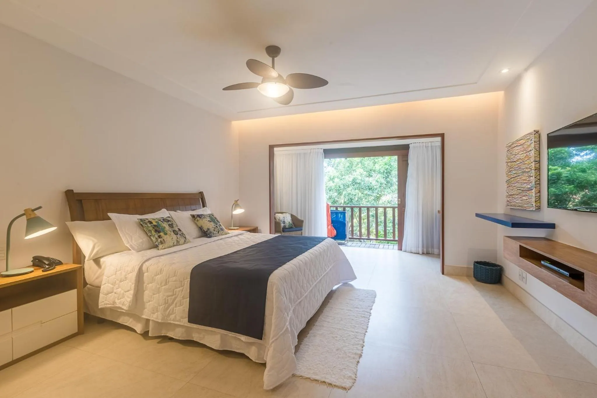 Bed in Corais e Conchas