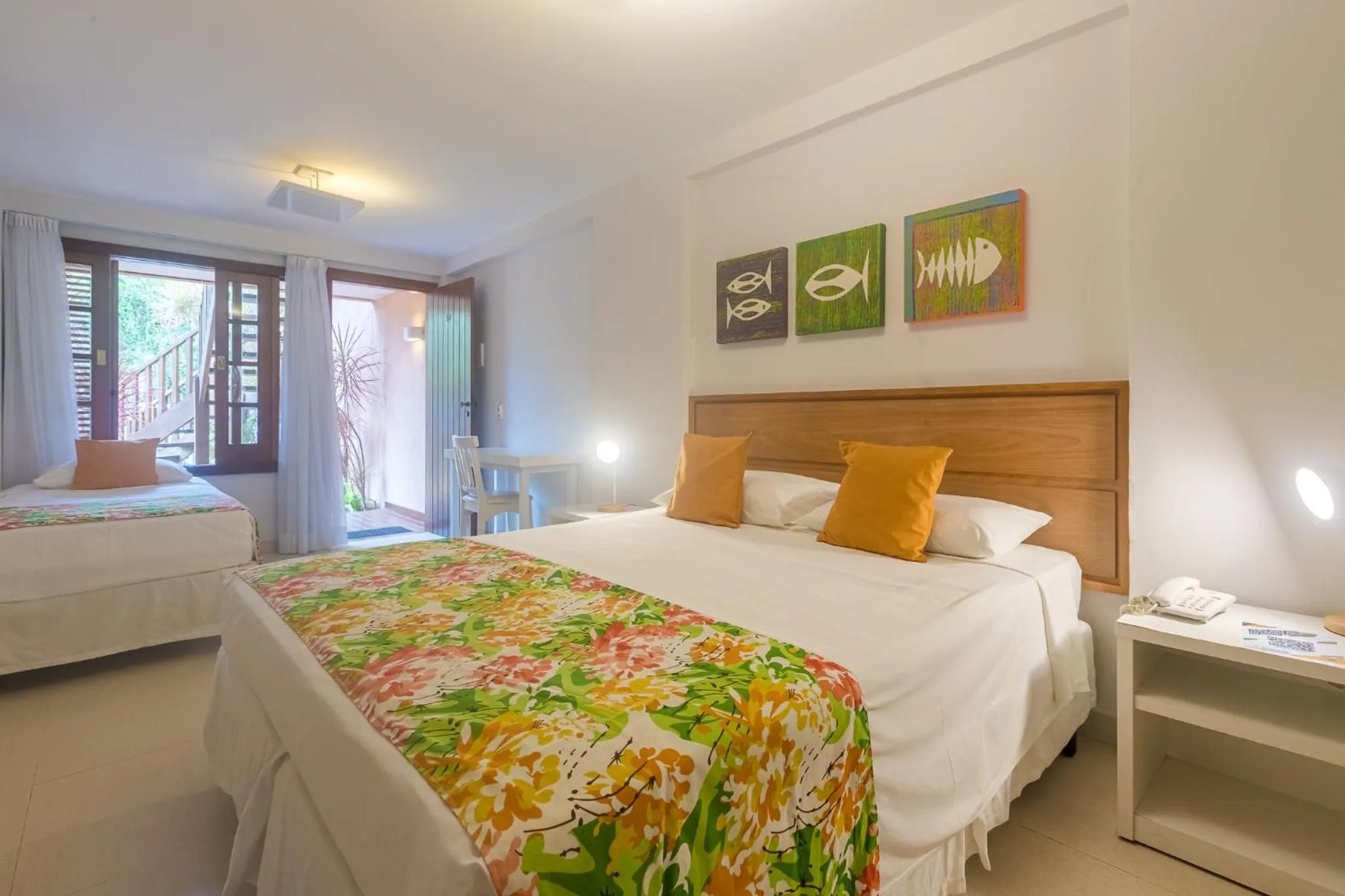 Bed in Corais e Conchas