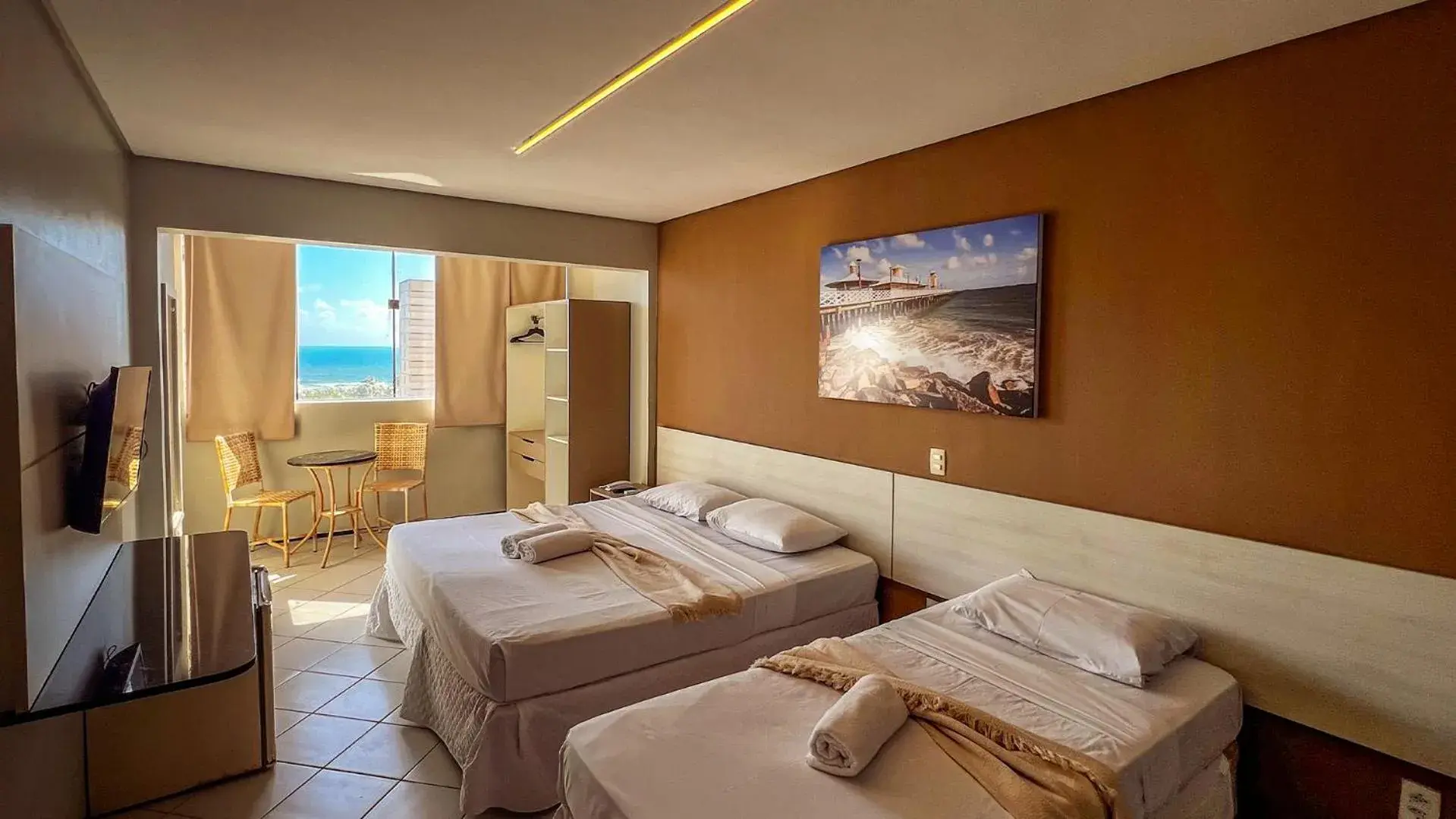 Bed in Hotel Boreas Bed in Hotel Boreas