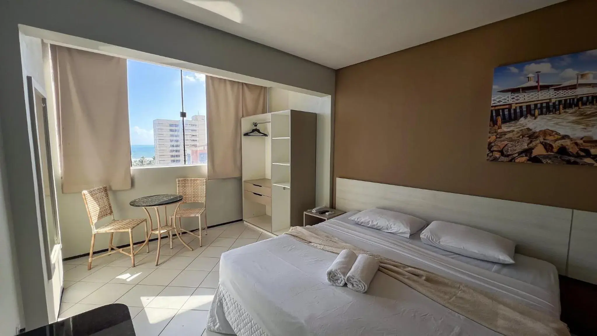 Bed in Hotel Boreas Bed in Hotel Boreas