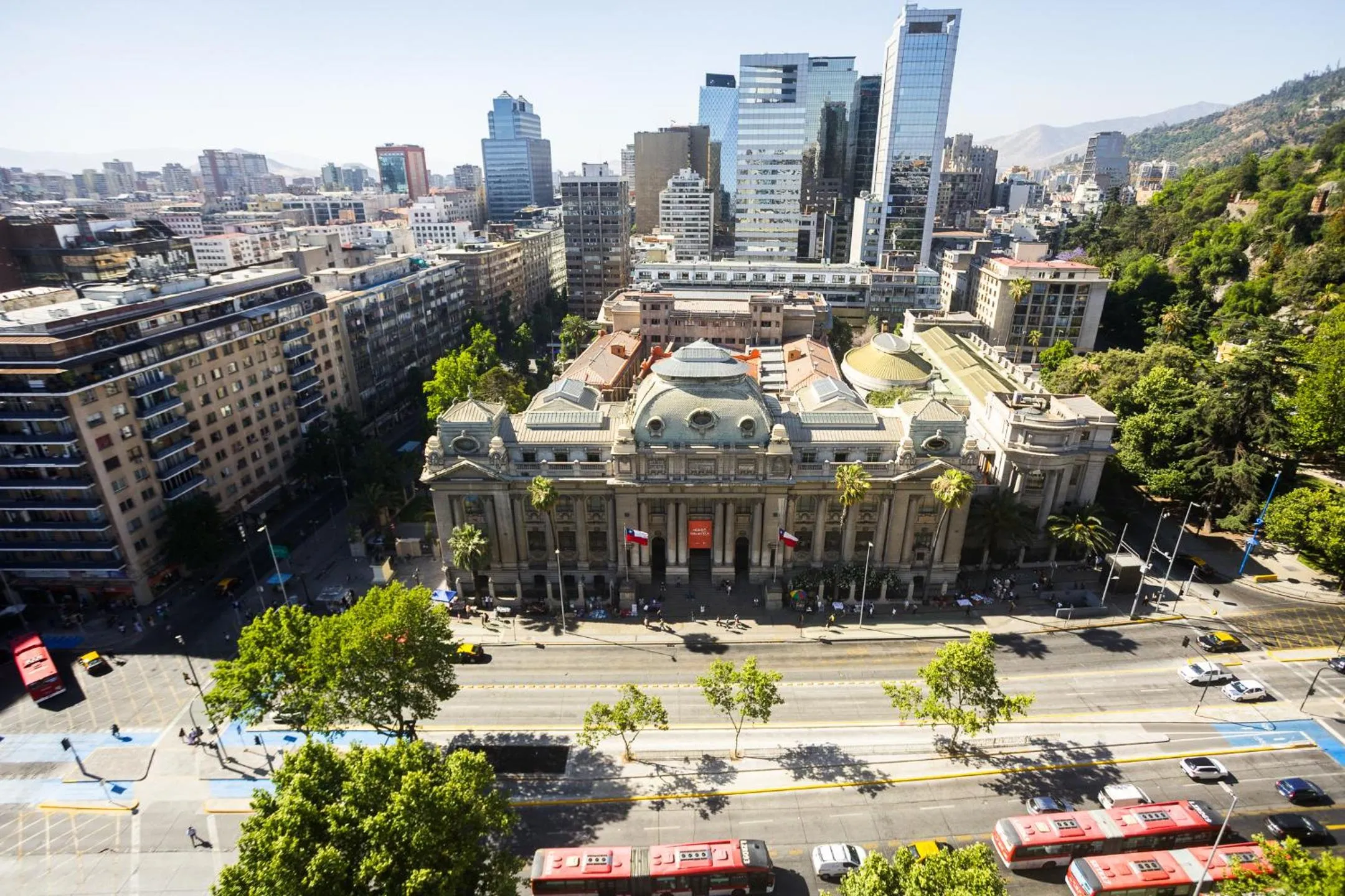 City view in Mercure Santiago Centro