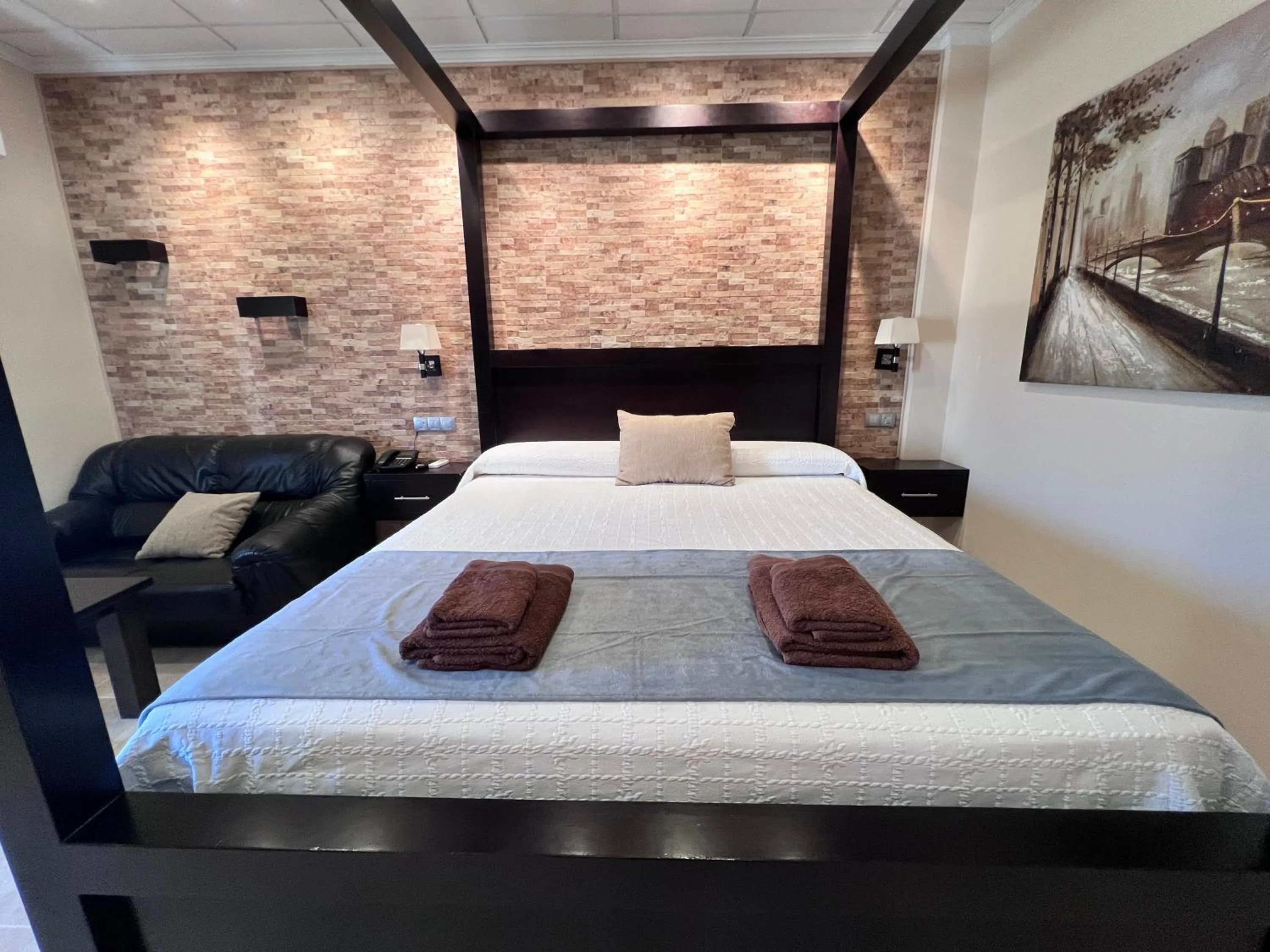 Bed in Hotel Don Juan