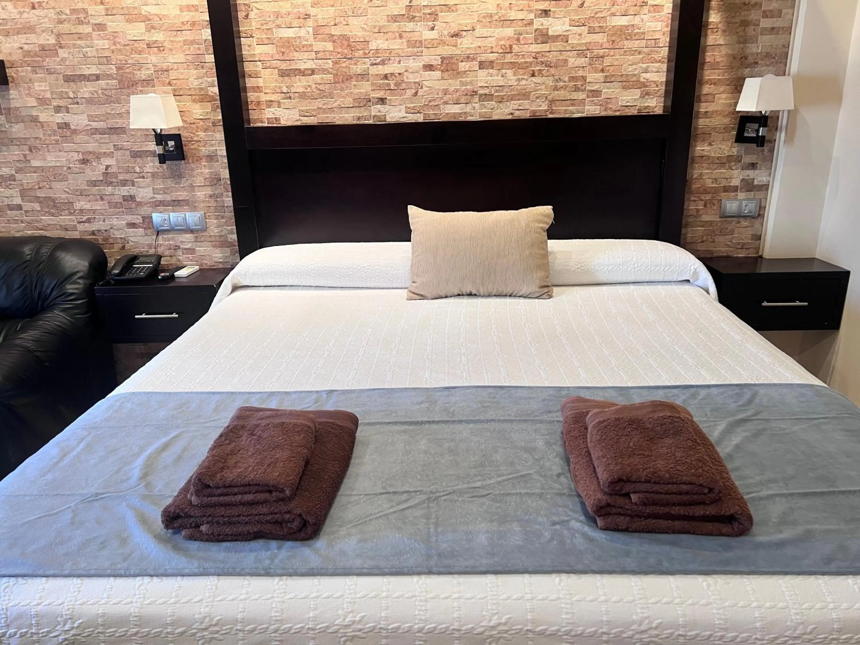 Bed in Hotel Don Juan