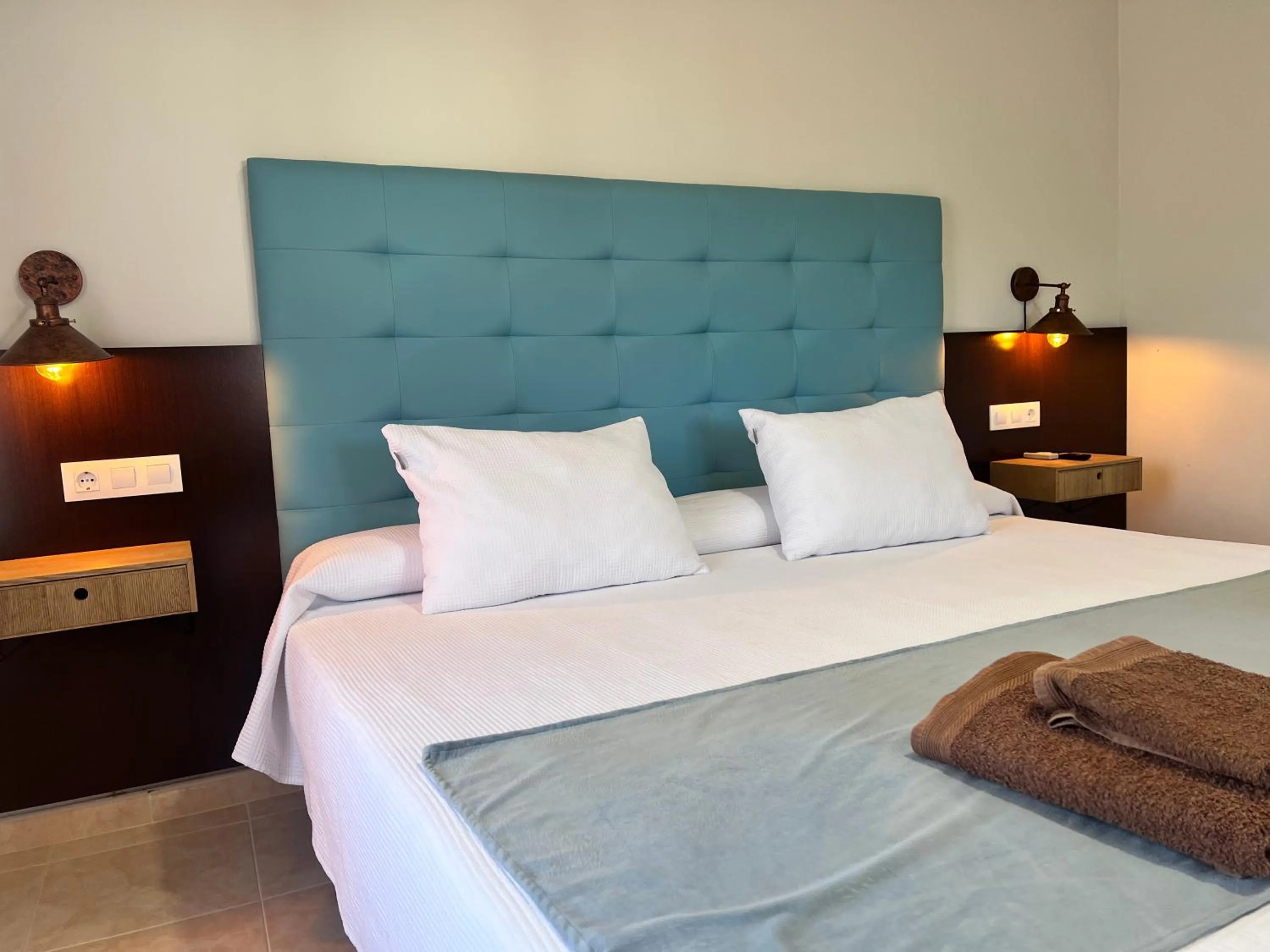 Bed in Hotel Don Juan