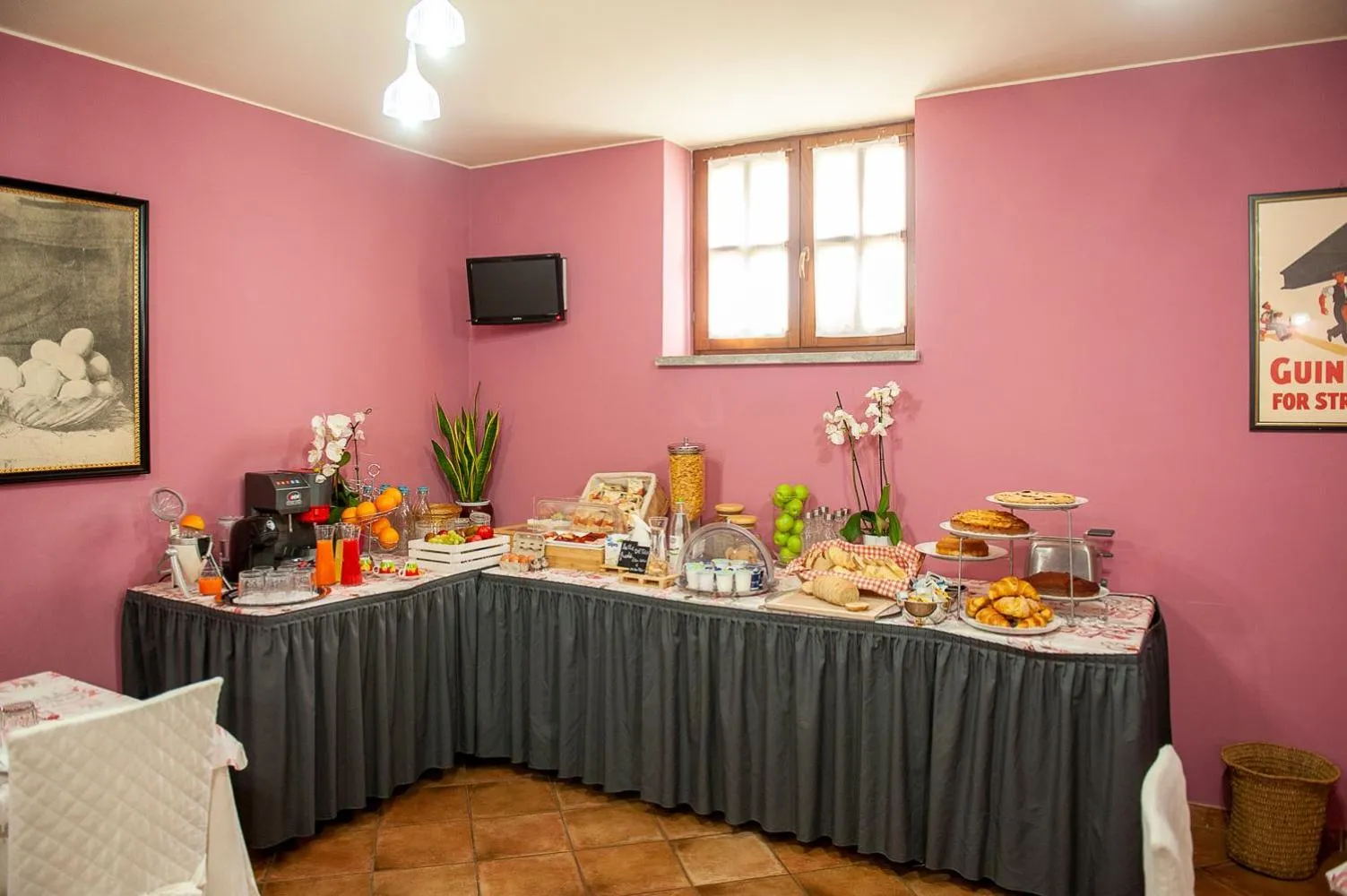 Buffet breakfast in Hotel La Fattoria